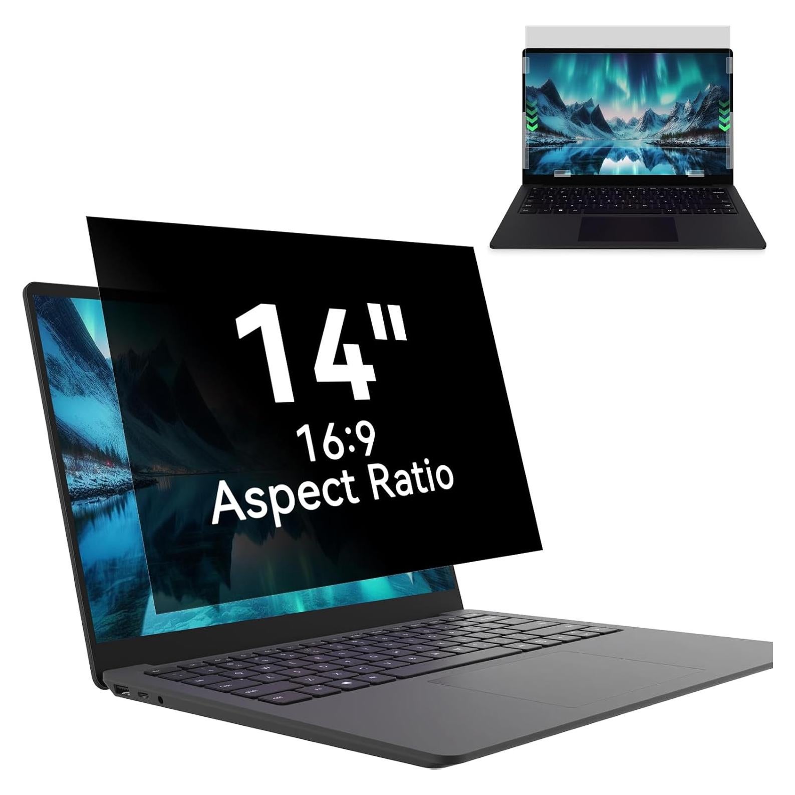 Filtro de Privacidad 14 Pulgadas Mao Yeye Antirreflejo 16:9