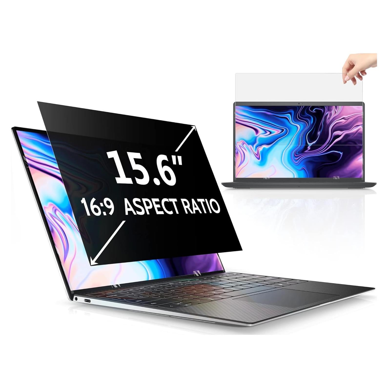 Filtro de Privacidad Peslv 15.6" Antirreflejo y Luz Azul