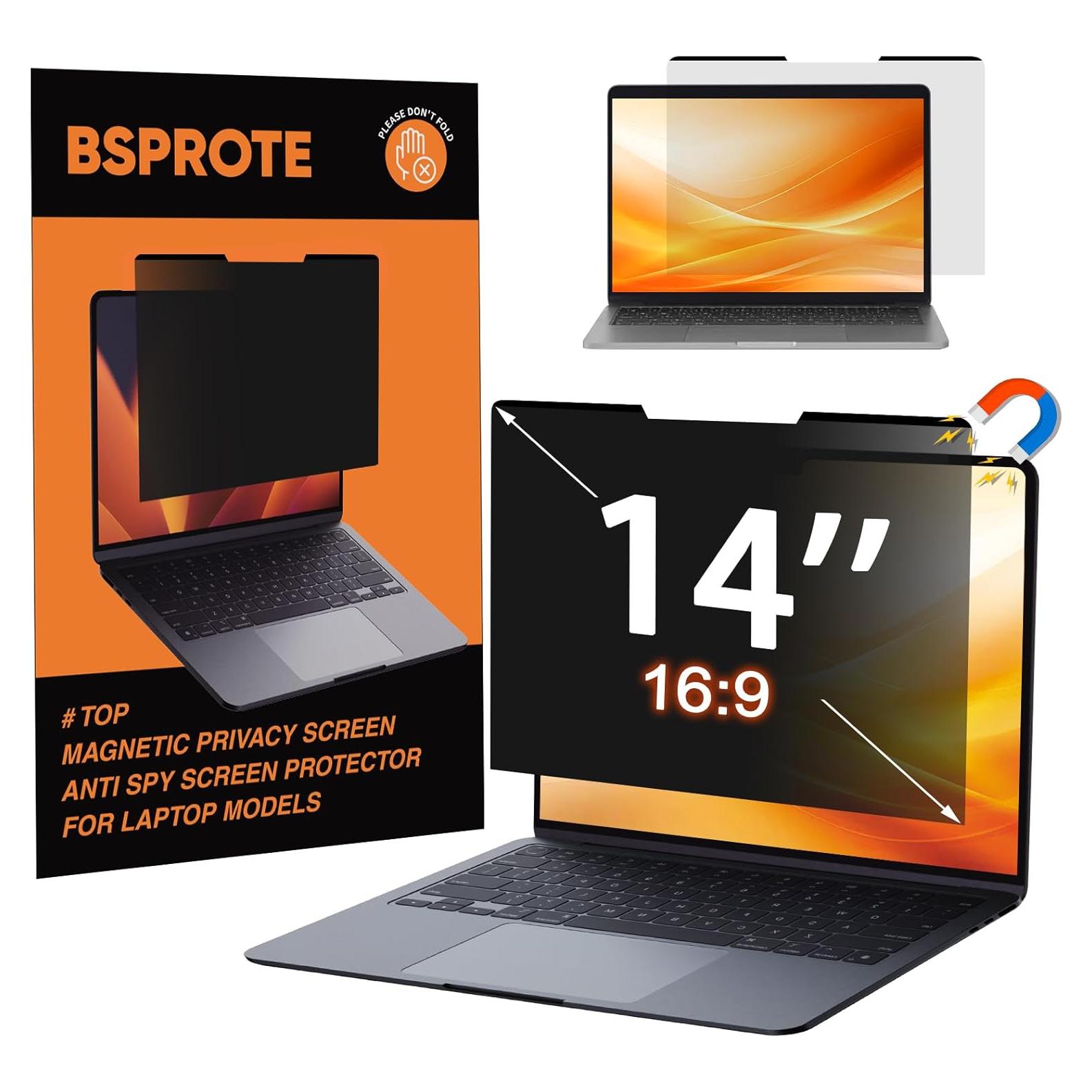 Pantalla de Privacidad Magnética BSPROTE 14" Antirreflejo