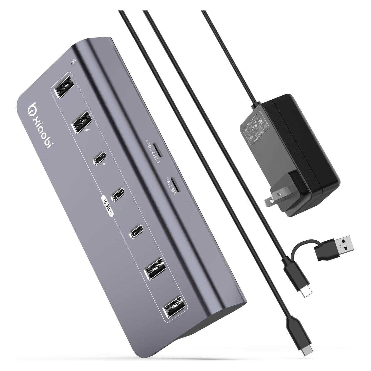 Hub USB-C Xiaobi Bi-H07 7 Puertos 10Gbps Alimentado