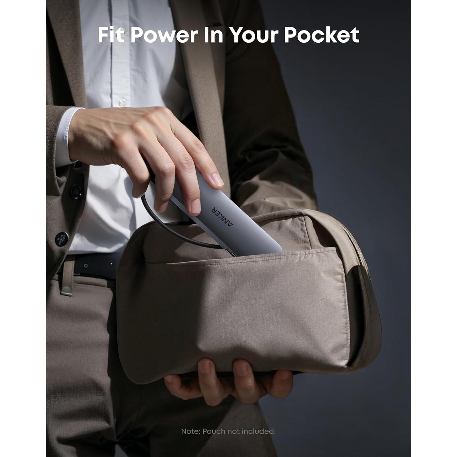 Hub USB-C Anker 7-en-1 con HDMI 4K, 85W Carga Rápida