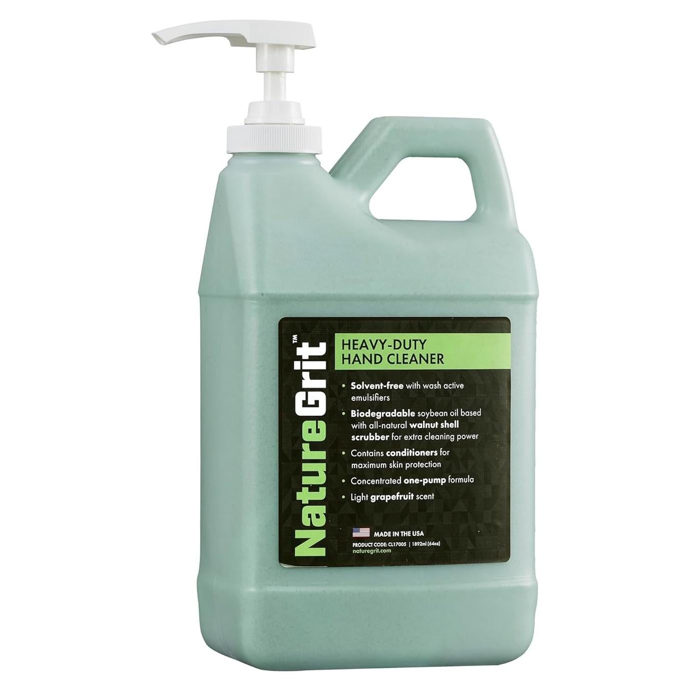 Nature Grit Jabón de Manos Industrial con Bomba 2.31kg