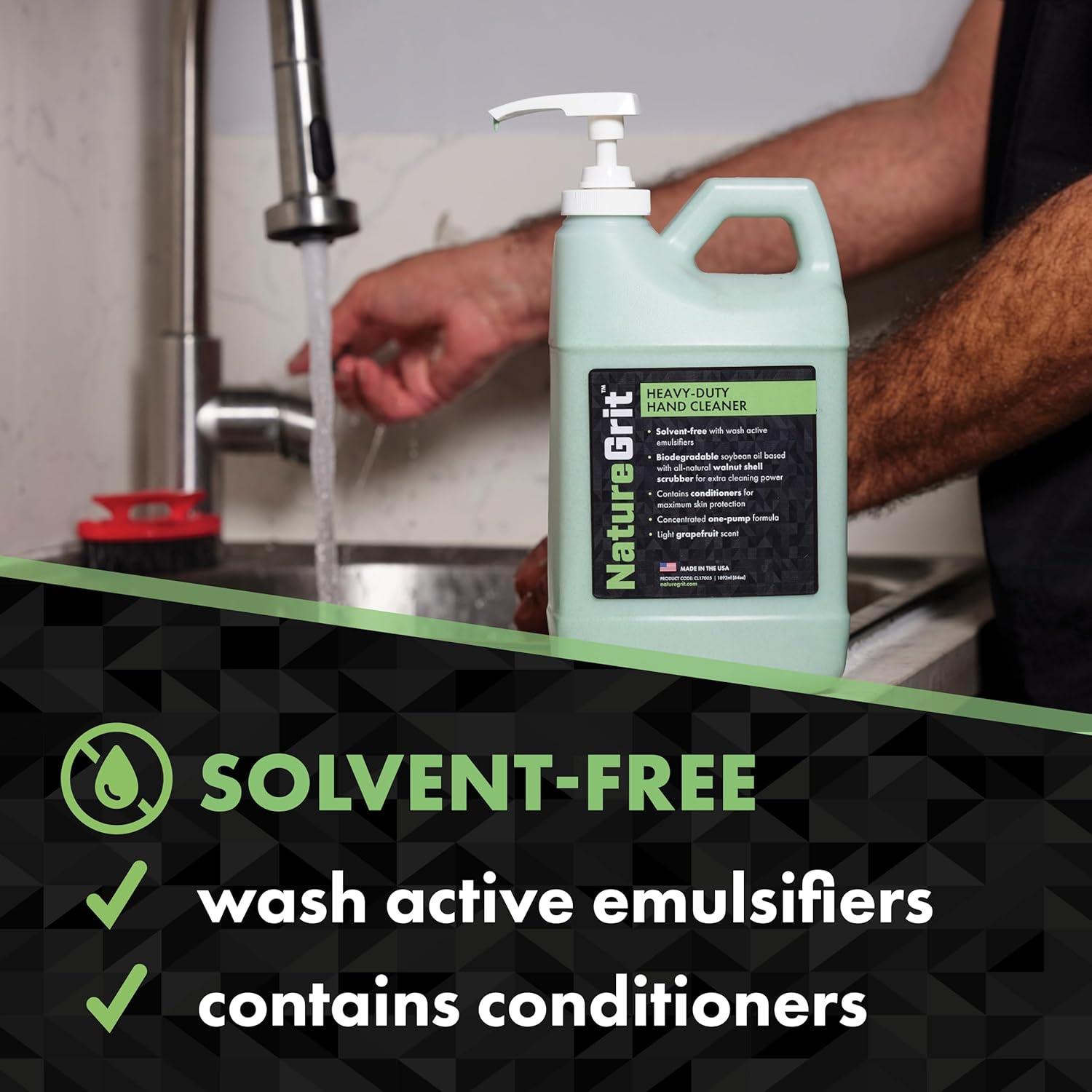 Nature Grit Jabón de Manos Industrial con Bomba 2.31kg