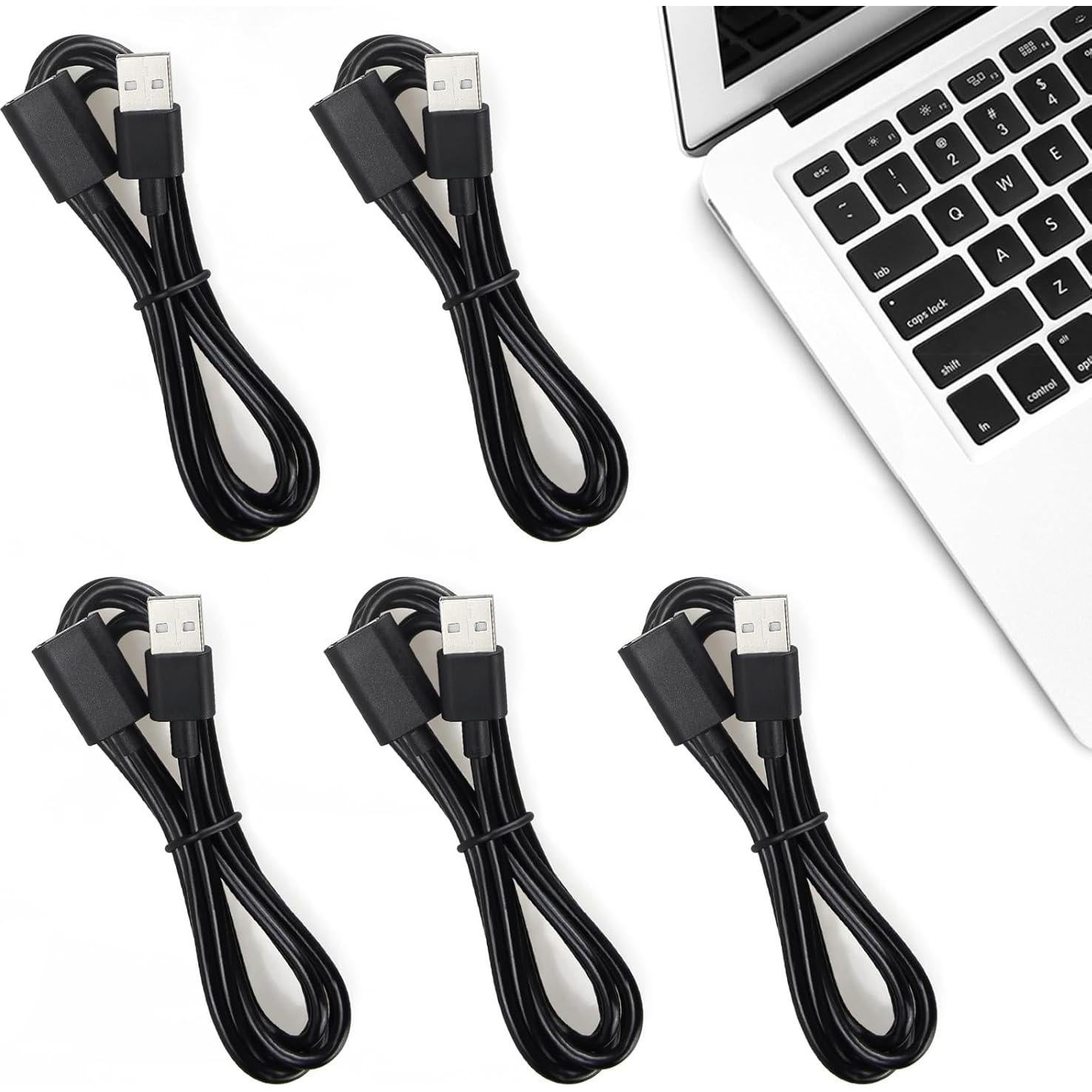 Paquete de 5 Cables Extensores USB A 2.0 SMAYS 1.52m