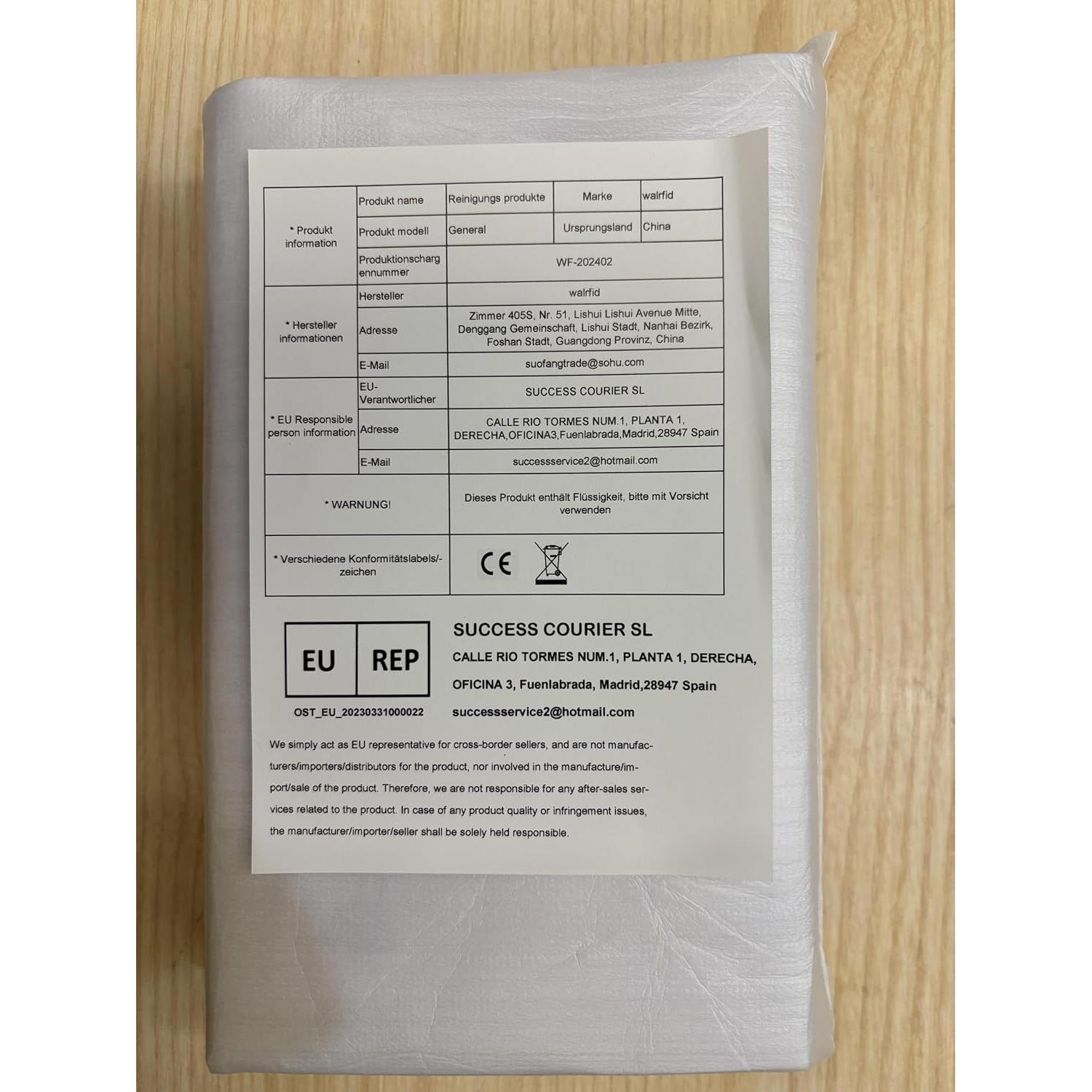 Spray Limpiador de Pantallas 200ml walrfid - Antiestático