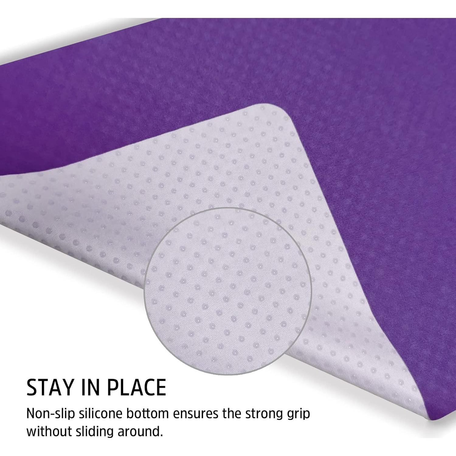 Bilymate Paño de Microfibra 3 en 1 Antideslizante Púrpura