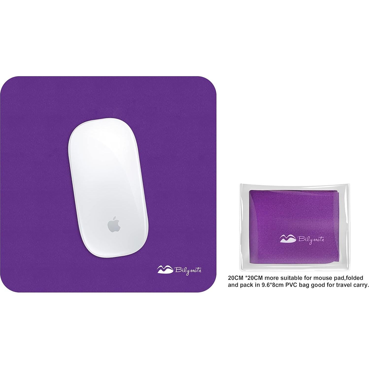 Bilymate Paño de Microfibra 3 en 1 Antideslizante Púrpura