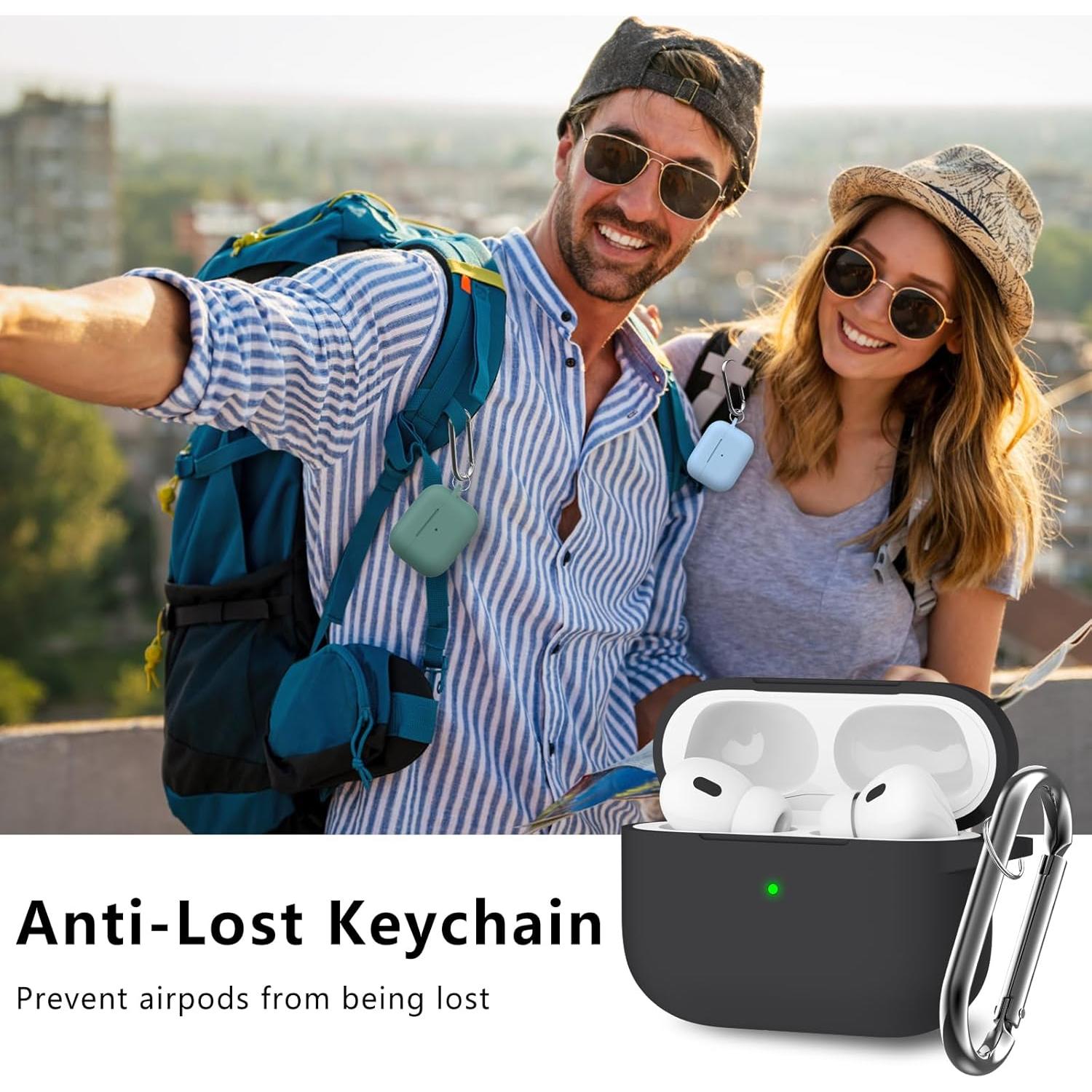 Funda protectora de silicona Ljusmicker para AirPods Pro 2/1