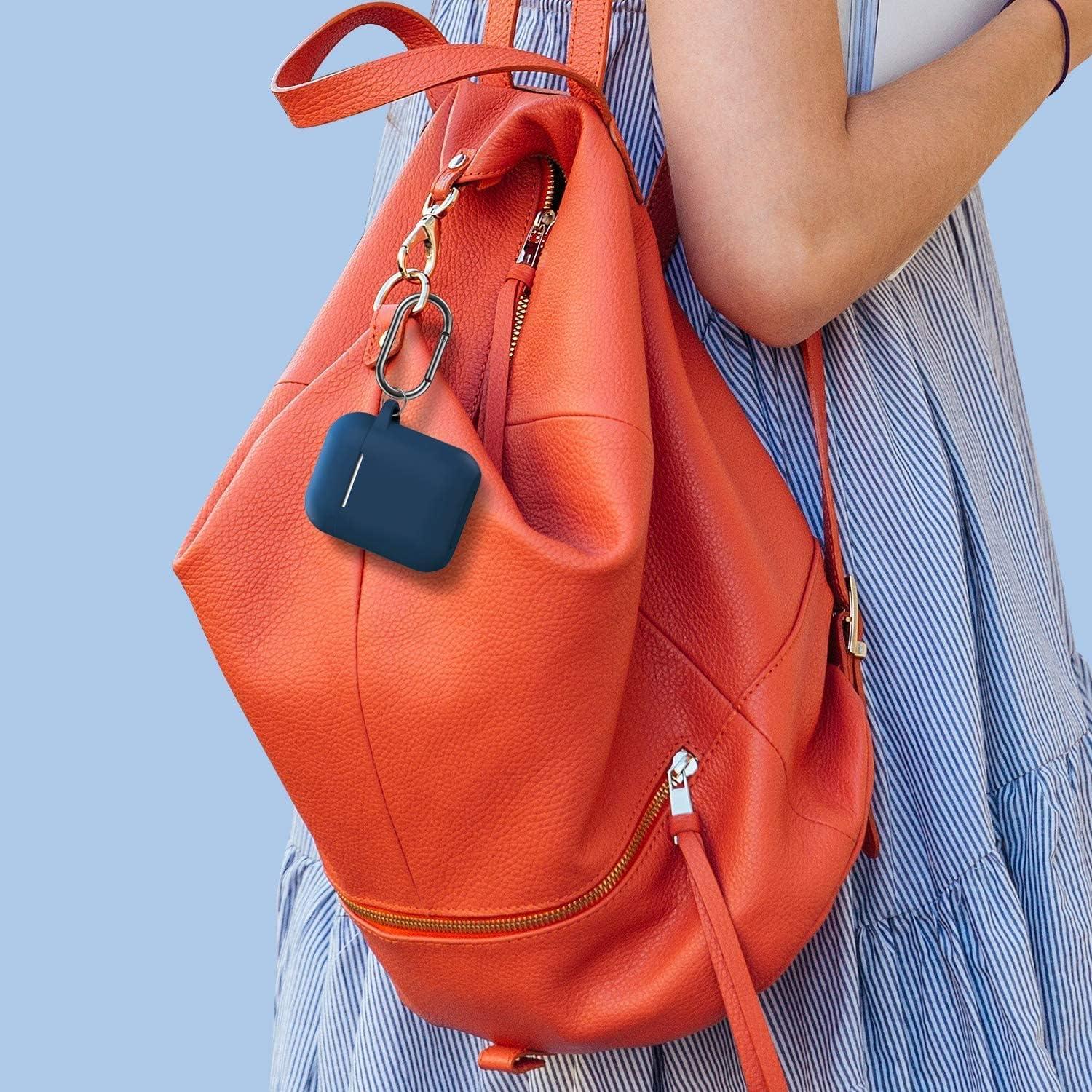 Funda de Silicona ATUAT para AirPods 1 y 2 - Azul Medianoche