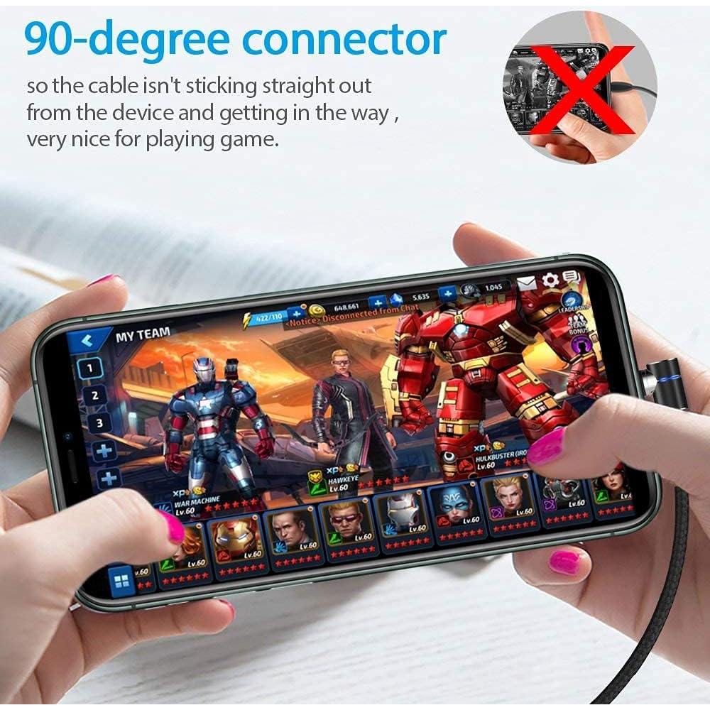 Cable de Carga Magnético Terasako 4-Pack 30cm a 183cm