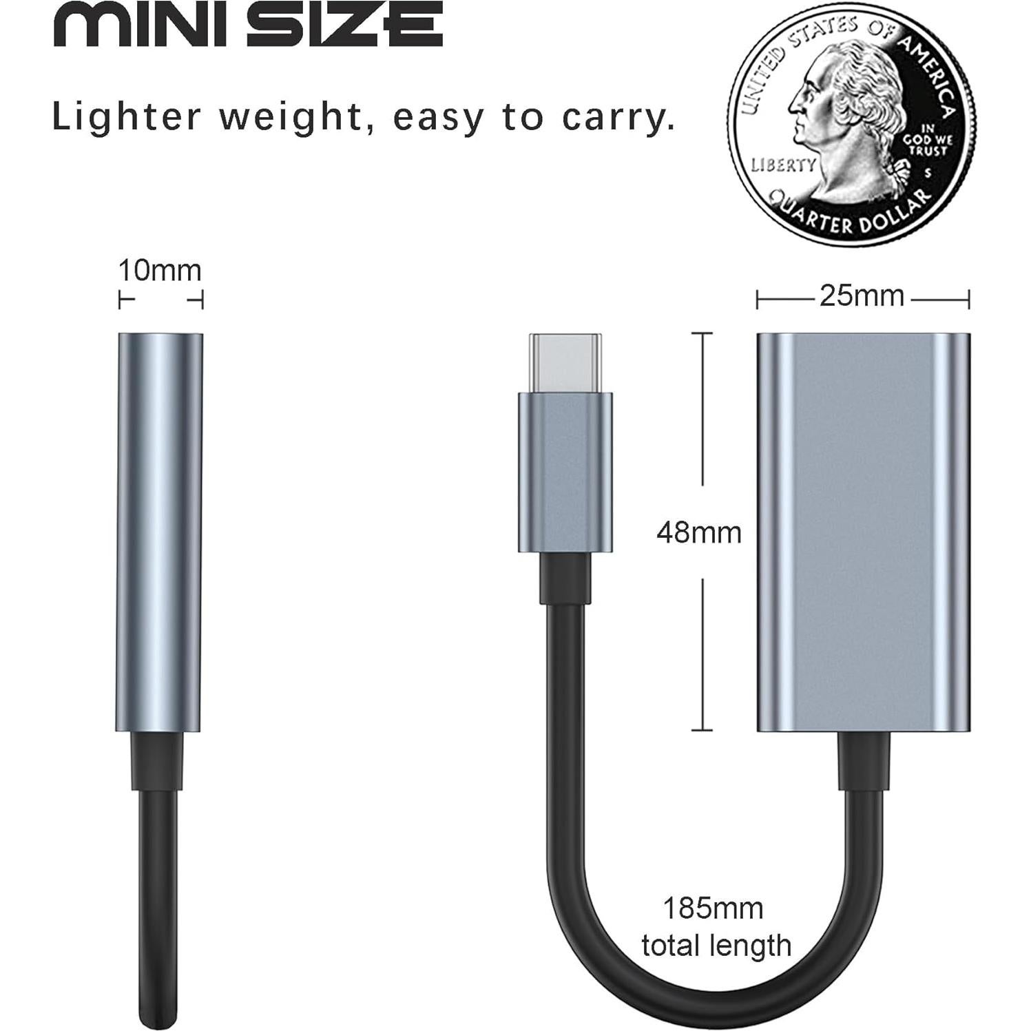 Adaptador USB C a HDMI 4K MINDORLEN - Conectar y Usar