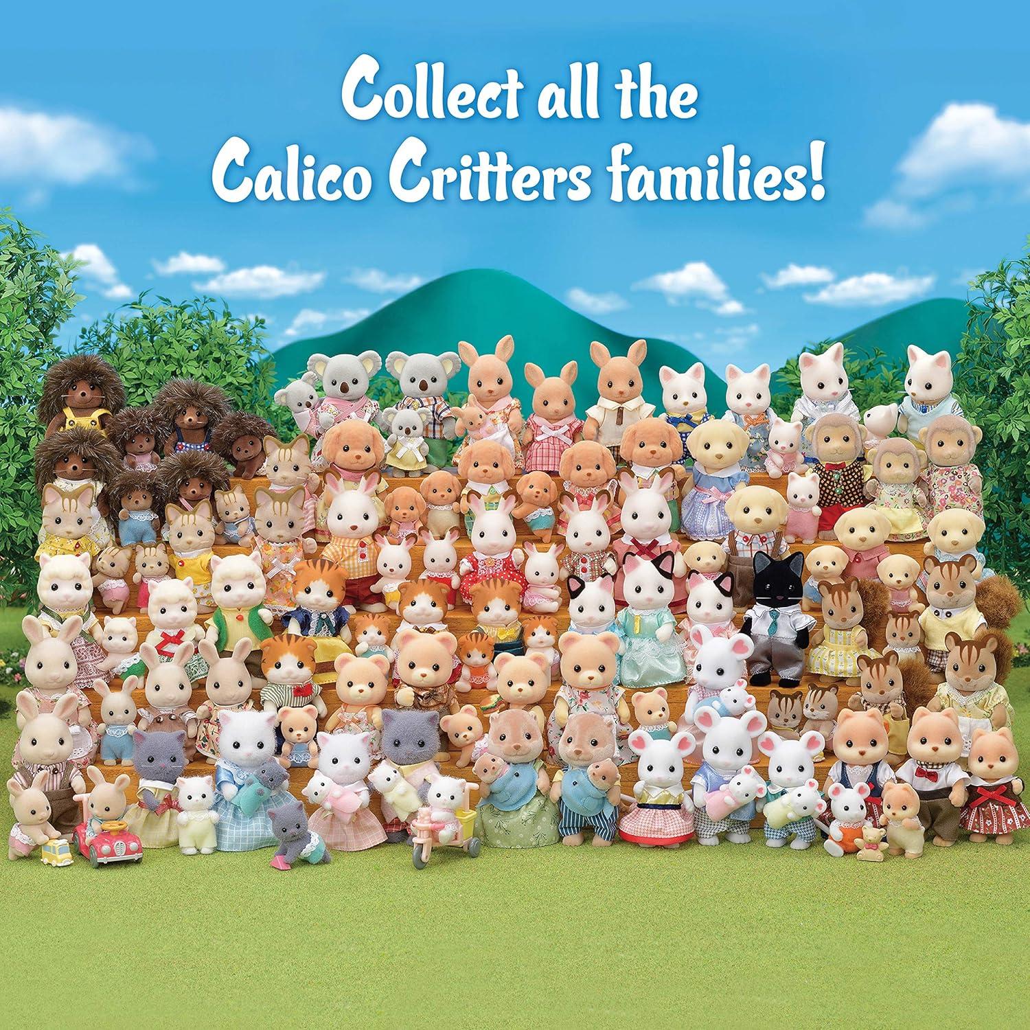 Familia de Ardillas Avellana Calico Critters - Set de 4 Figuras