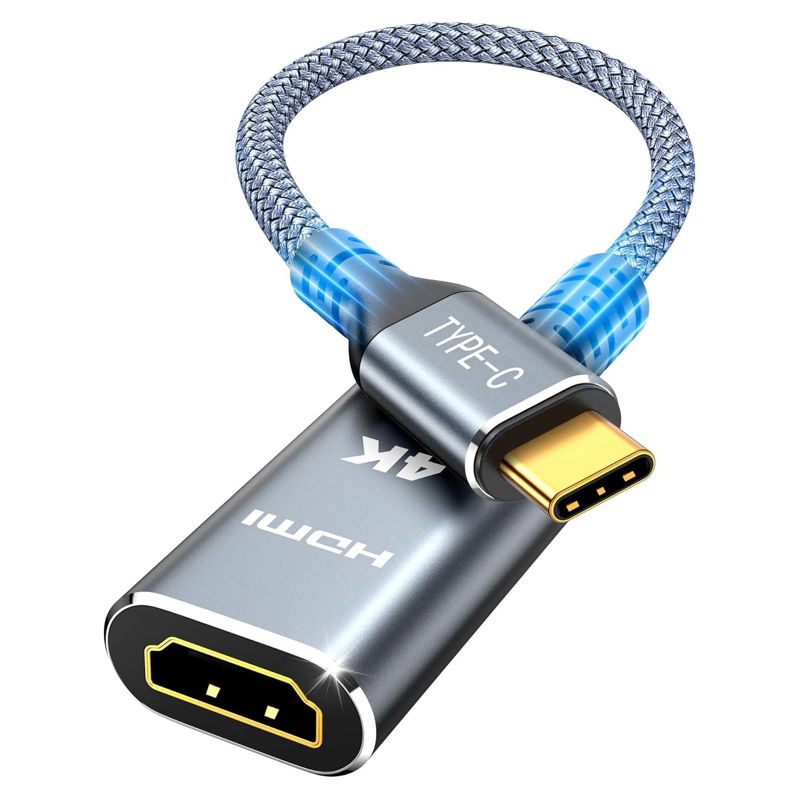 Adaptador USB C a HDMI Highwings 4K 60Hz Compatible iPhone MacBook