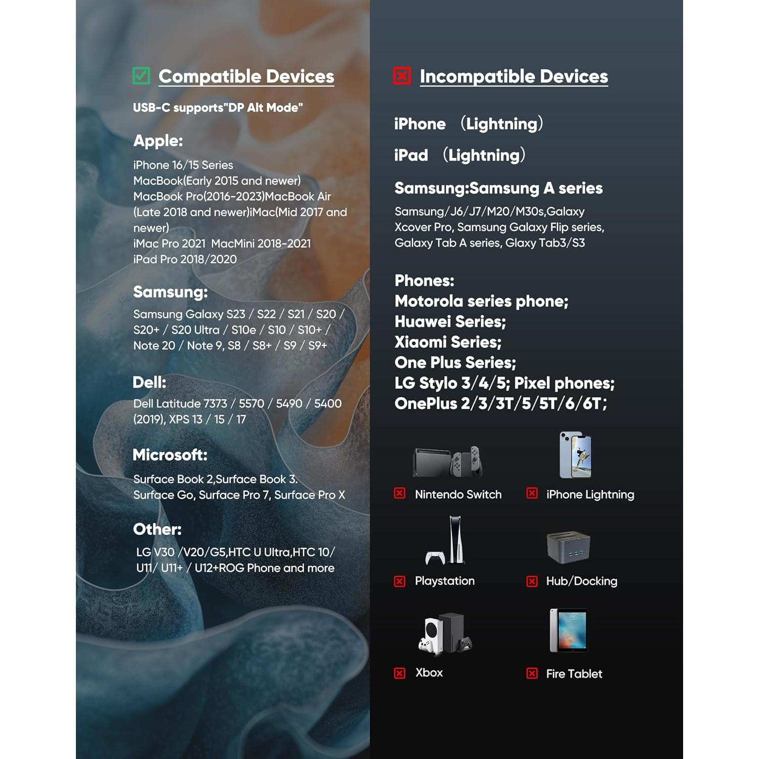 Adaptador USB C a HDMI Highwings 4K 60Hz Compatible iPhone MacBook