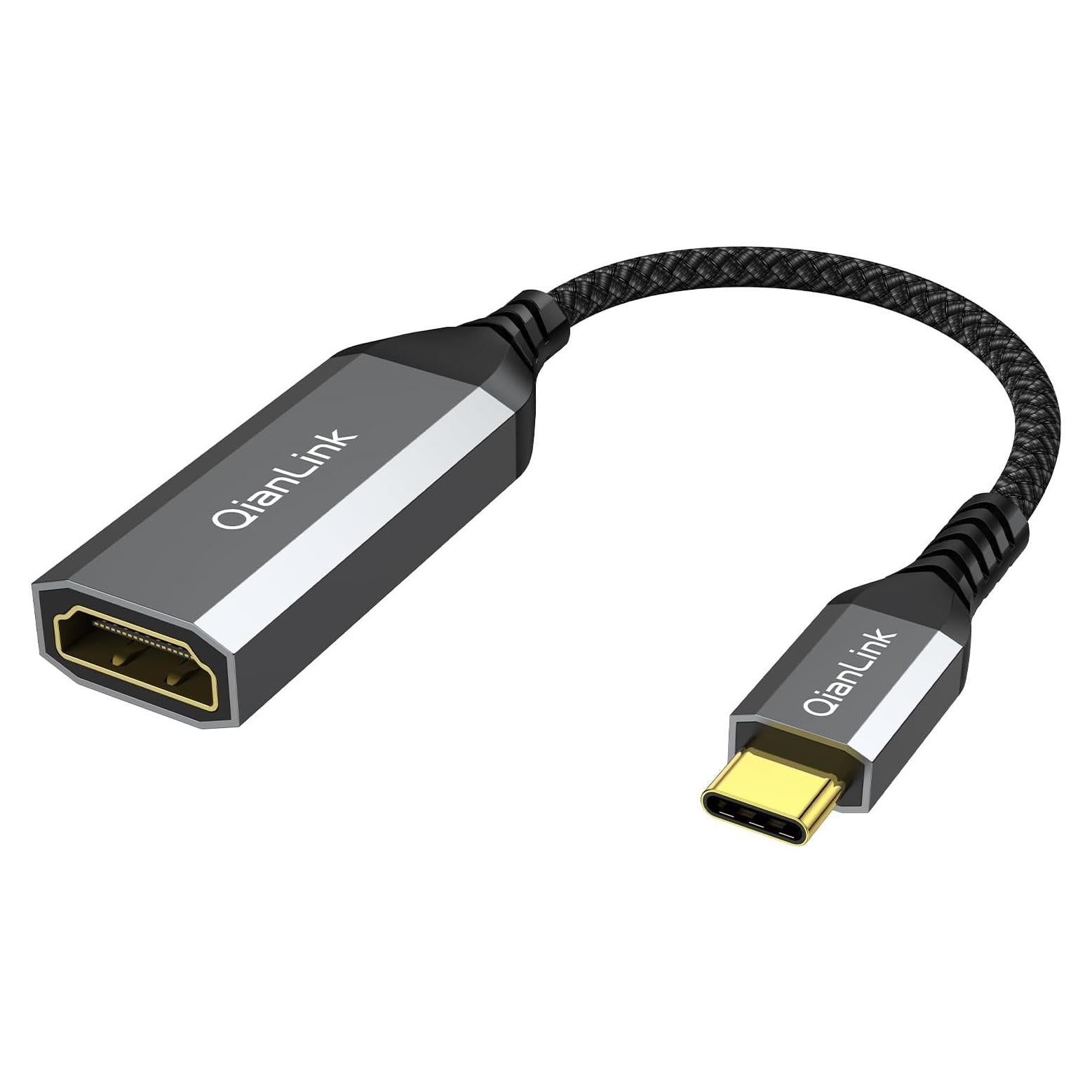 Adaptador USB-C a HDMI 4K QianLink para MacBook y iPhone
