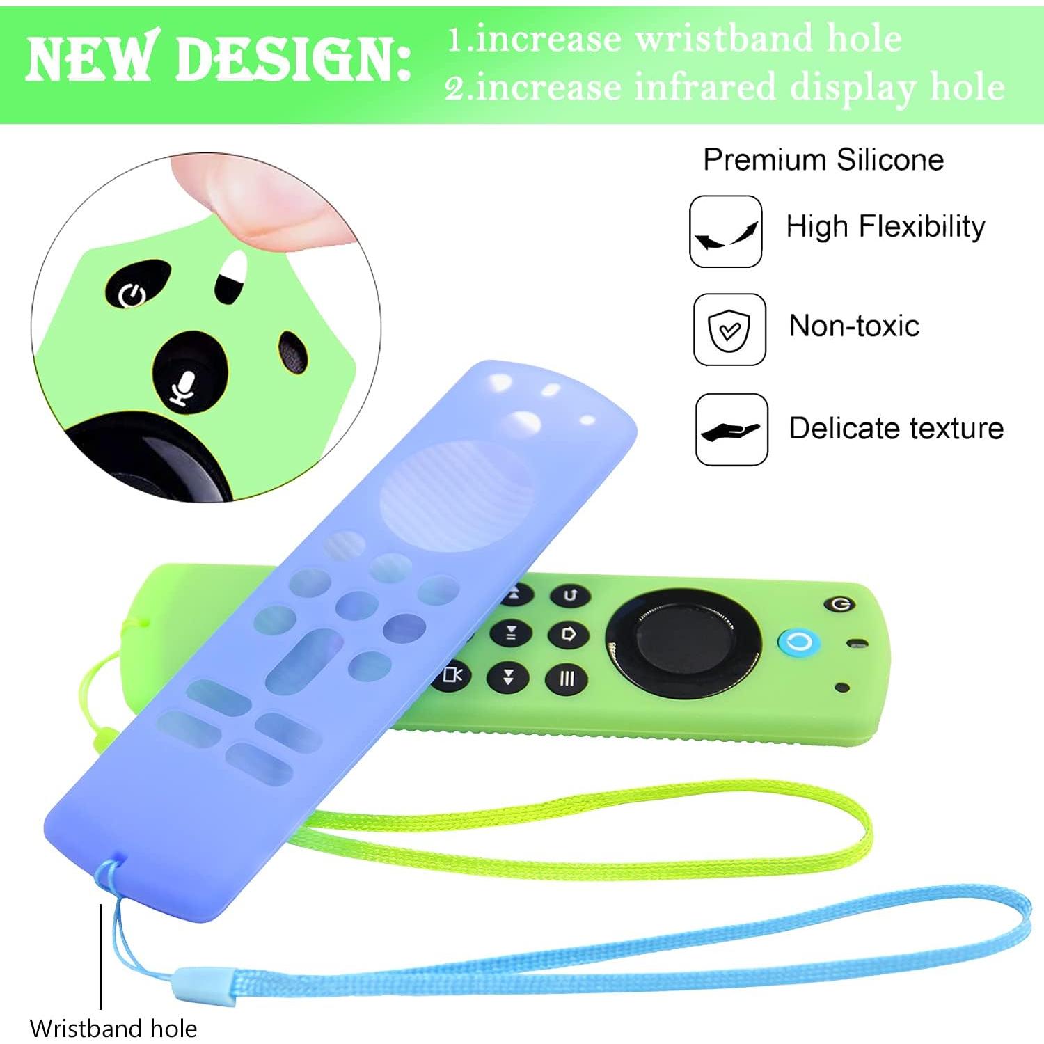 Funda de Silicona Pinowu para Control Remoto Fire TV 3ra Gen