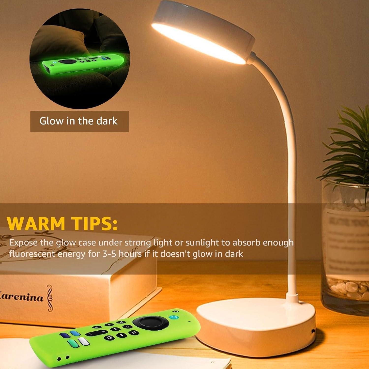 Paquete de 3 fundas de silicona para control remoto Fire Stick