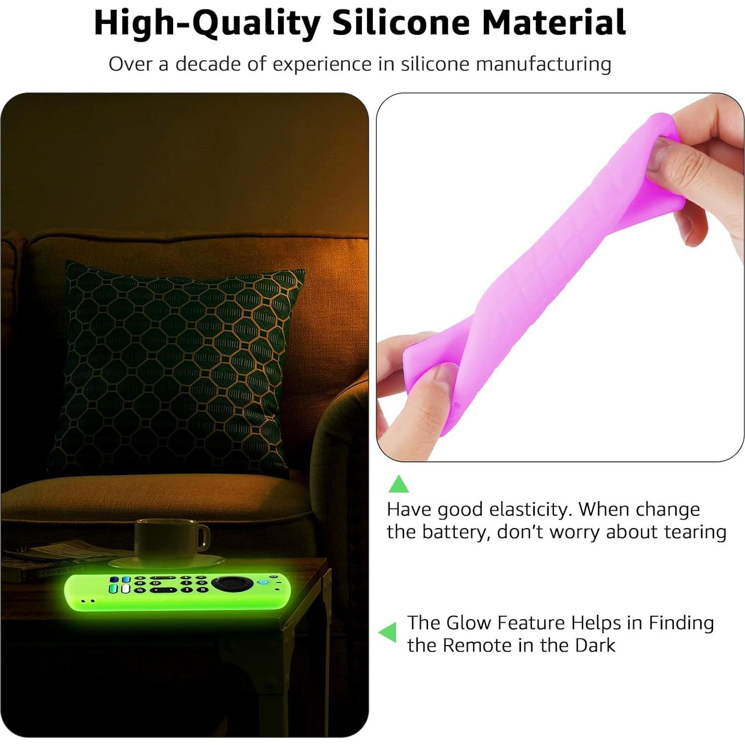 Funda de Silicona OneBom para Control Remoto Fire TV 6.2"