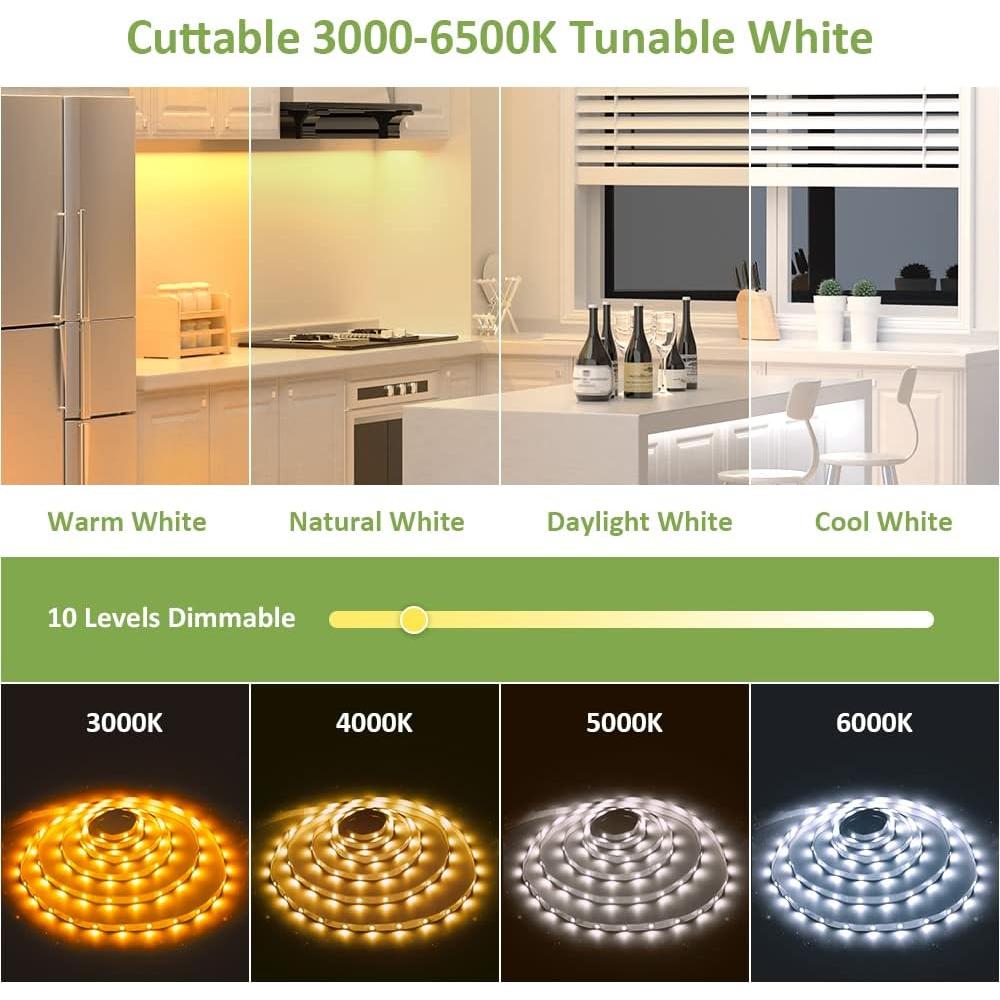 Tira LED Novostella 6m Dimmable 3000K-6500K con Control Remoto