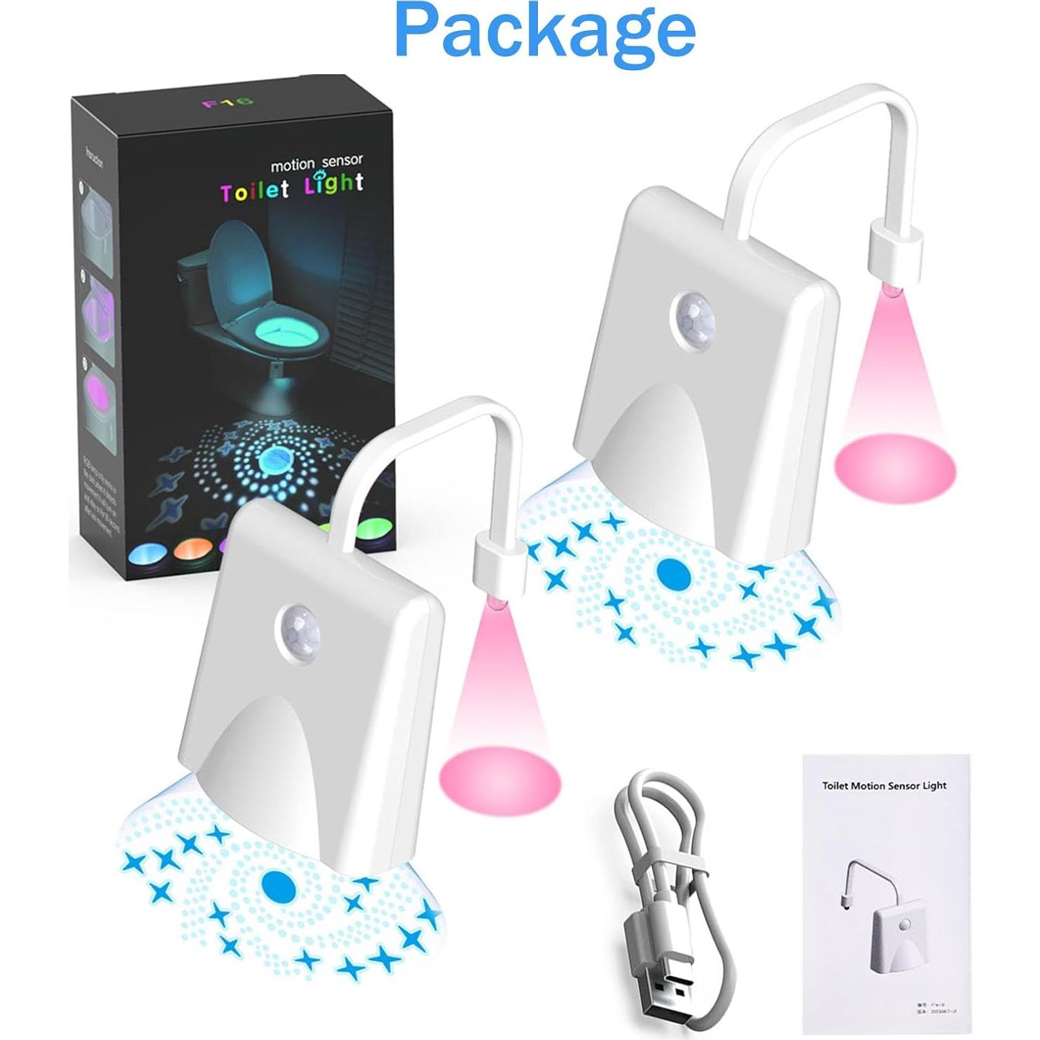 Luz de Inodoro LED VEEKI con Sensor y Proyección de Estrellas