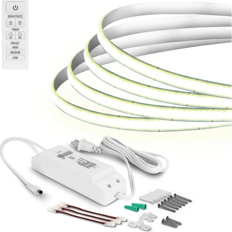 Luz de Tira LED 4.88m Feit Electric Dimmable 2950 Lúmenes 3000K