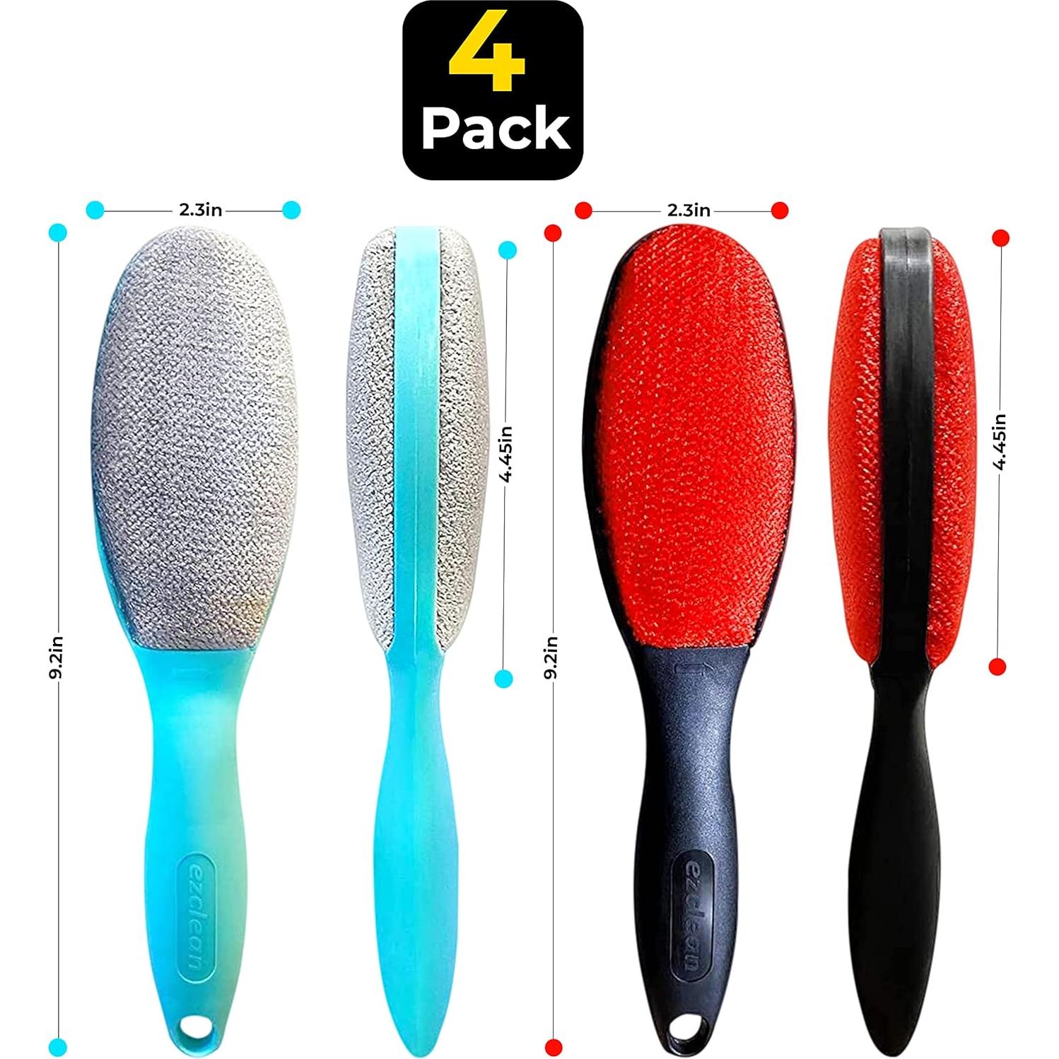 Paquete de 4 Cepillos para Pelusa Reutilizables Ezclean