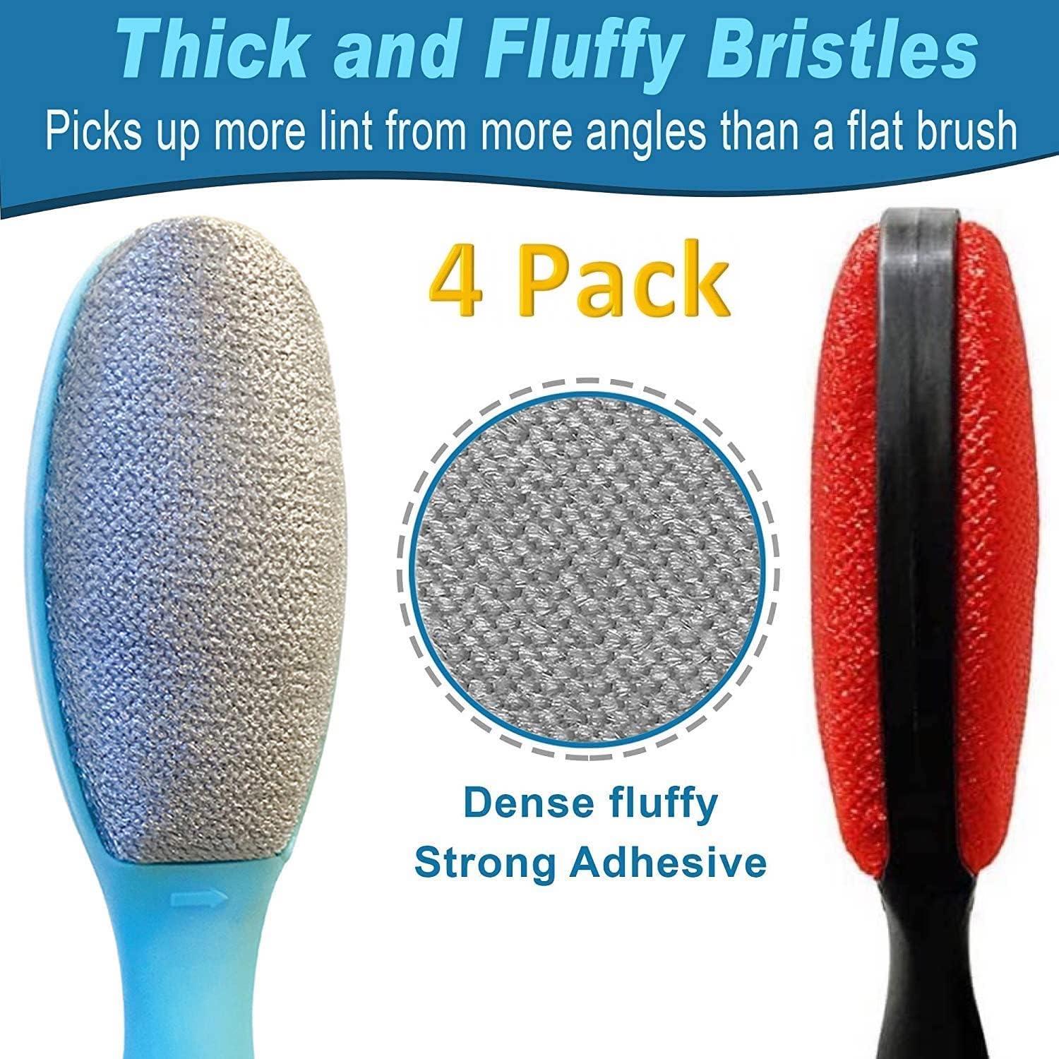 Paquete de 4 Cepillos para Pelusa Reutilizables Ezclean