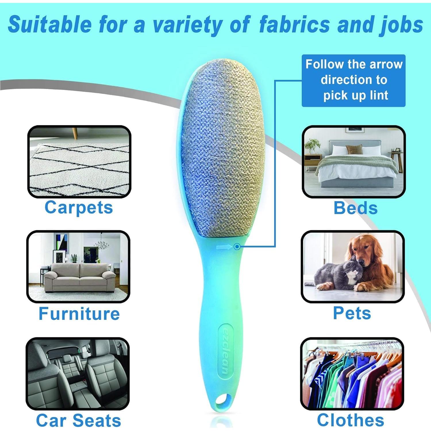 Paquete de 3 Cepillos Quitapelos Reutilizables EzClean