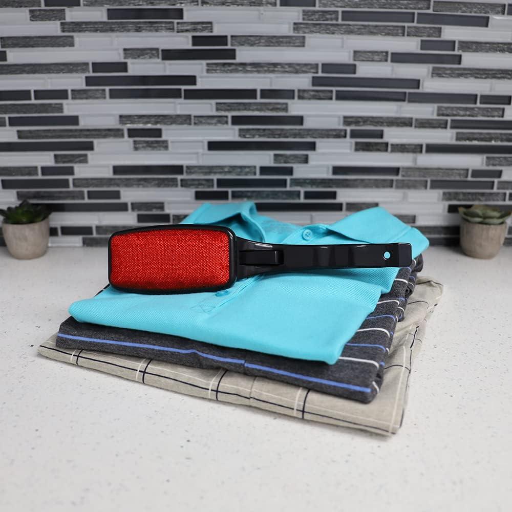 Removedor de Pelusa Manual Home Basics Rojo 26.7x6.4 cm