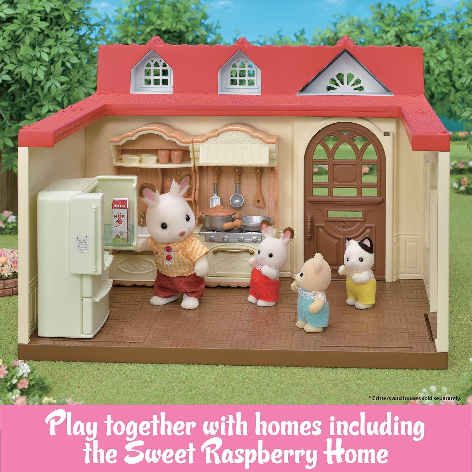 Juego de Cocina Calico Critters - 37 Piezas y Accesorios