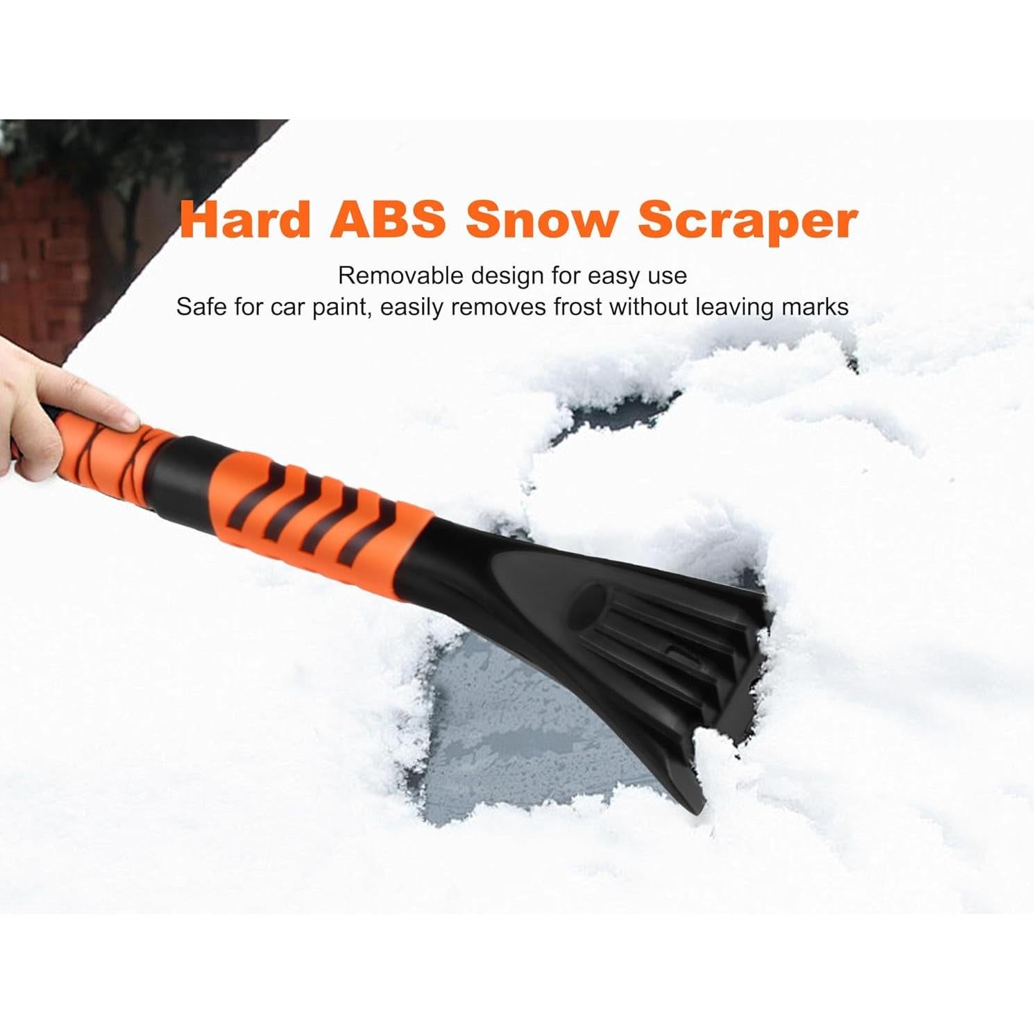 Raspador de Hielo JAGASOL 3 en 1 con Cepillo y Mango Telescópico