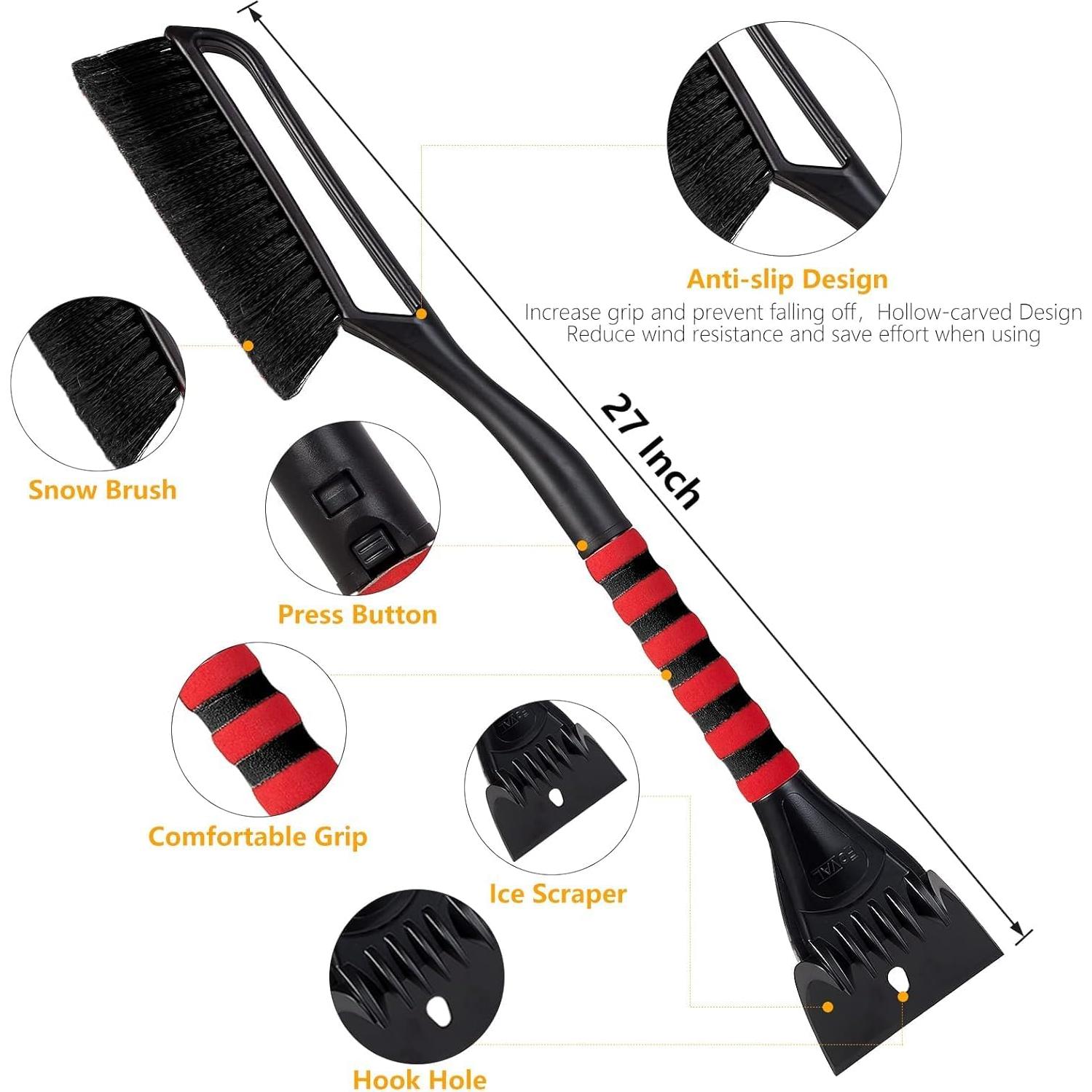 Raspador de Hielo FOVAL 68.6 cm con Cepillo de Nieve