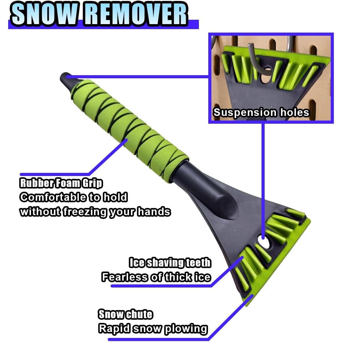 Raspador de Hielo para Coche LAINLOY Verde 31.85 cm