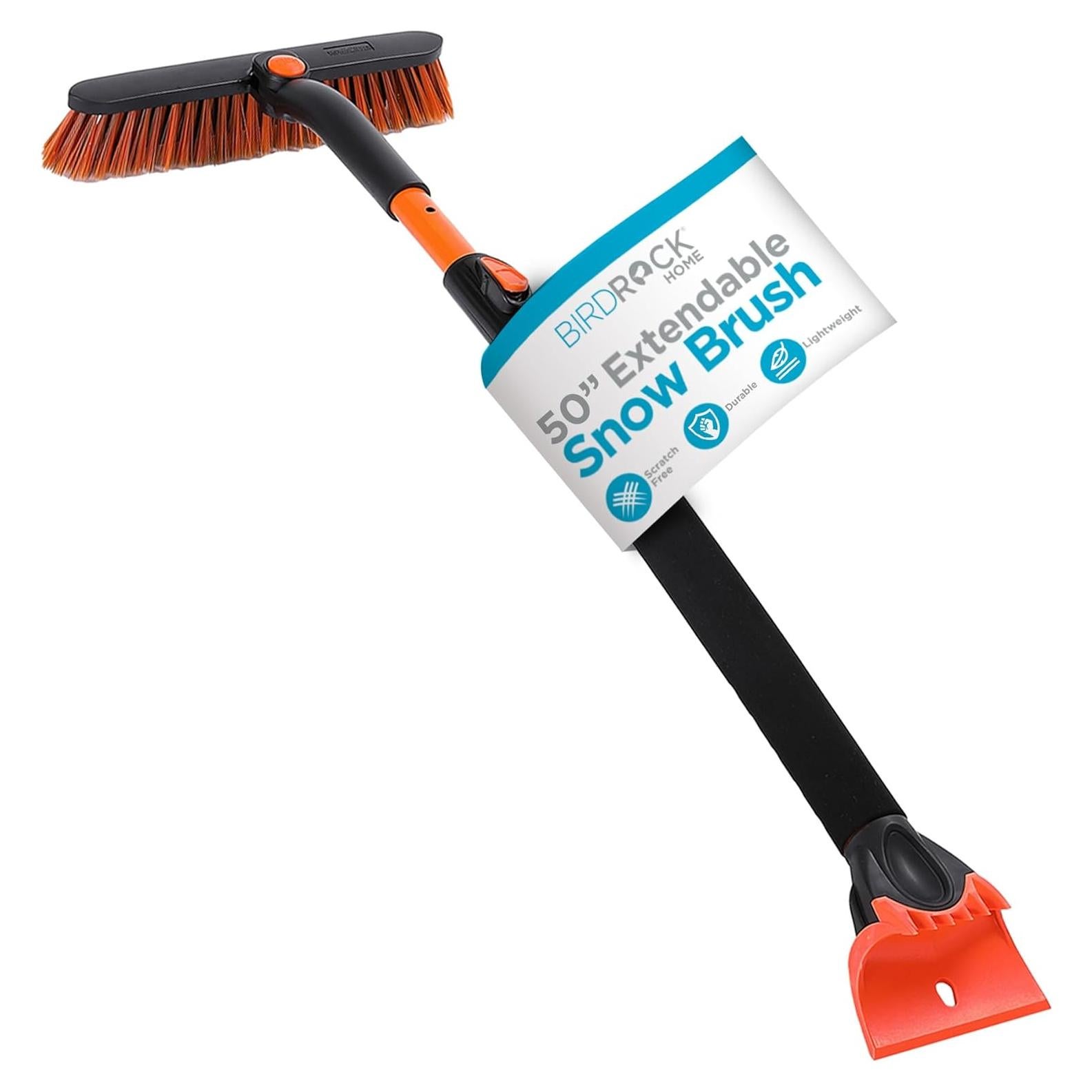 Cepillo para Nieve Extensible BIRDROCK HOME 127 cm con Raspador