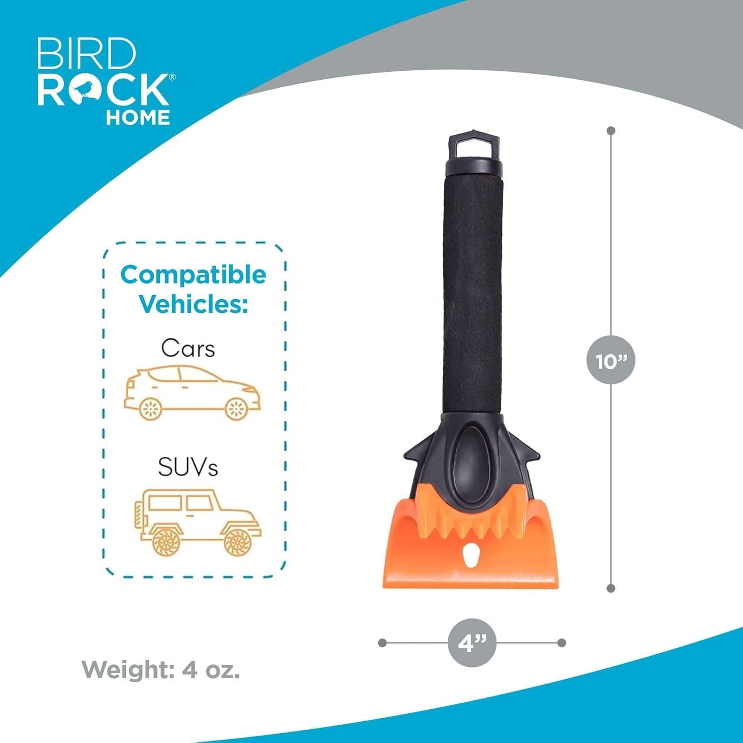 Combo 2 Raspadores de Hielo BIRDROCK HOME con Guante Acolchado