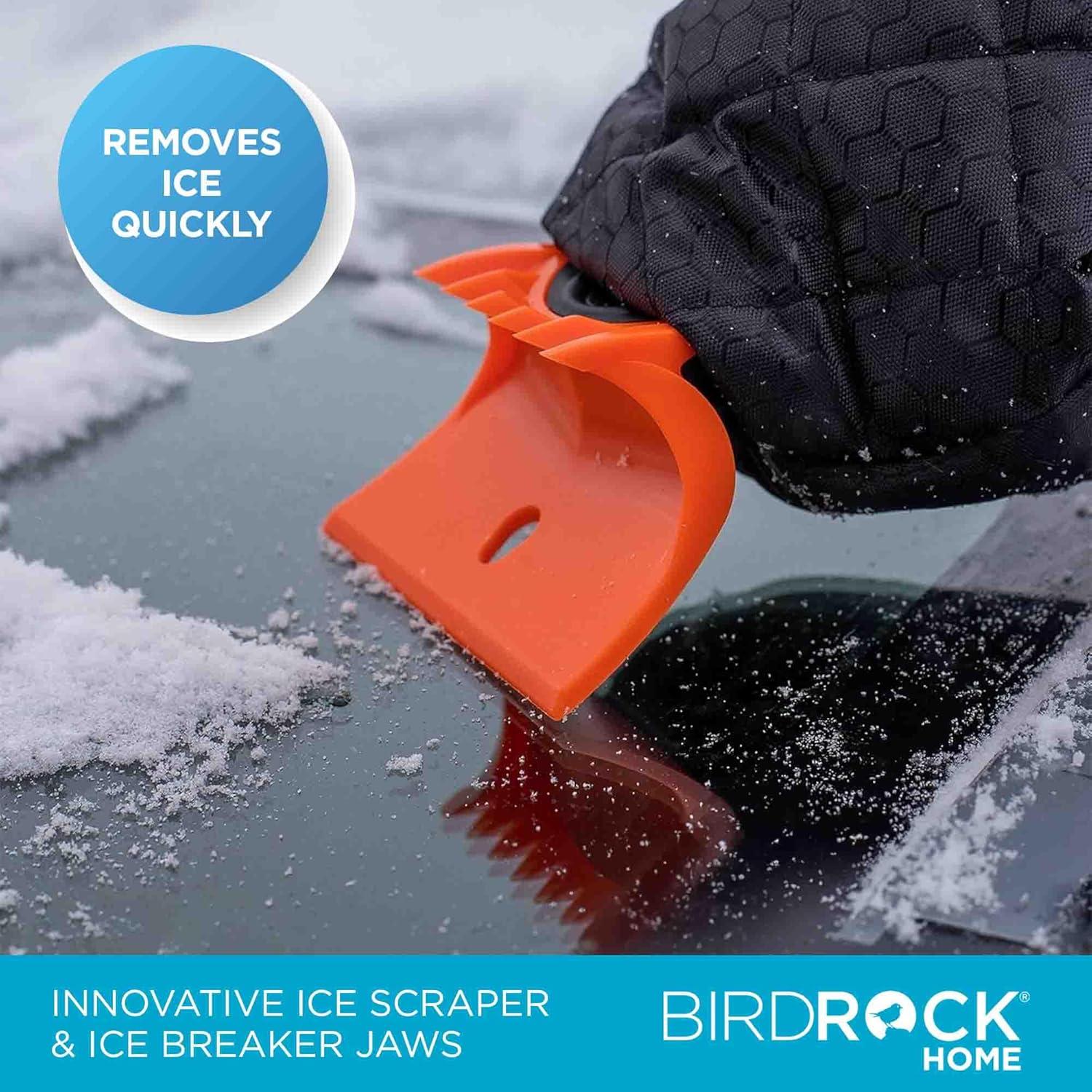 Combo 2 Raspadores de Hielo BIRDROCK HOME con Guante Acolchado