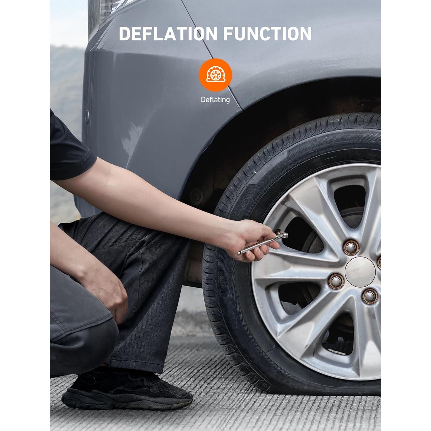 Medidor de Presión de Neumáticos AstroAI 2 Paquetes 10-75 PSI