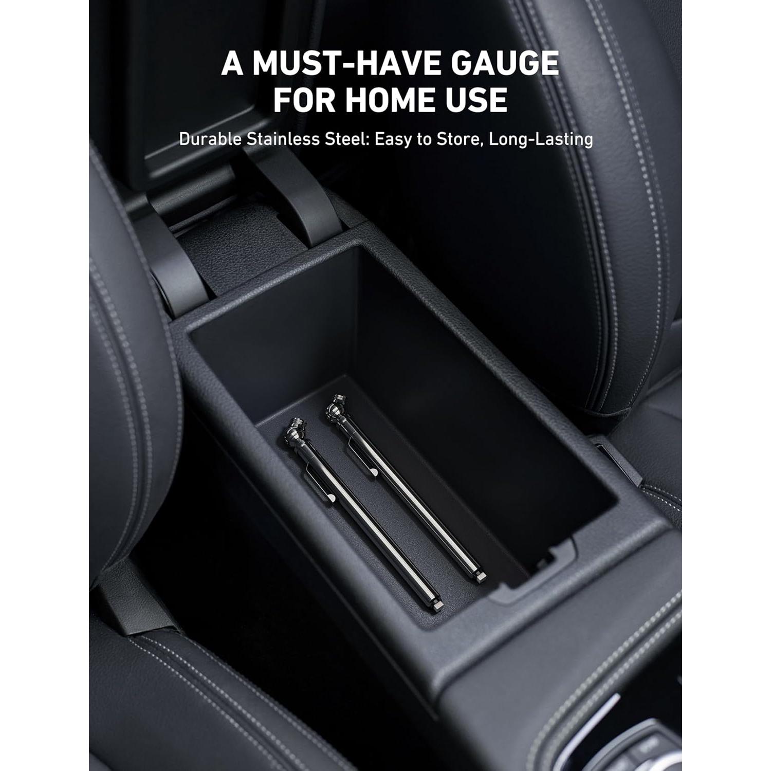 Medidor de Presión de Neumáticos AstroAI 2 Paquetes 10-75 PSI