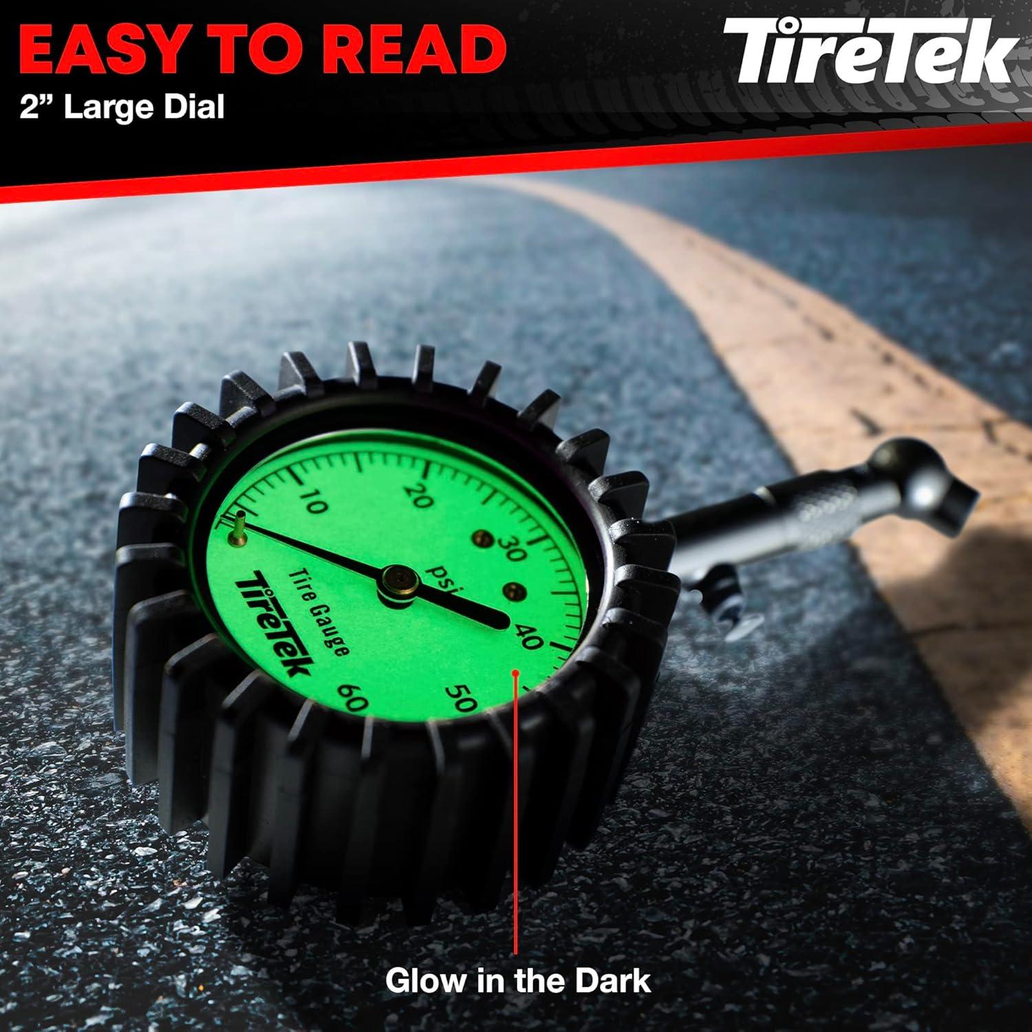 Medidor de Presión de Neumáticos TireTek - Mecánico 0-4.1 Bar