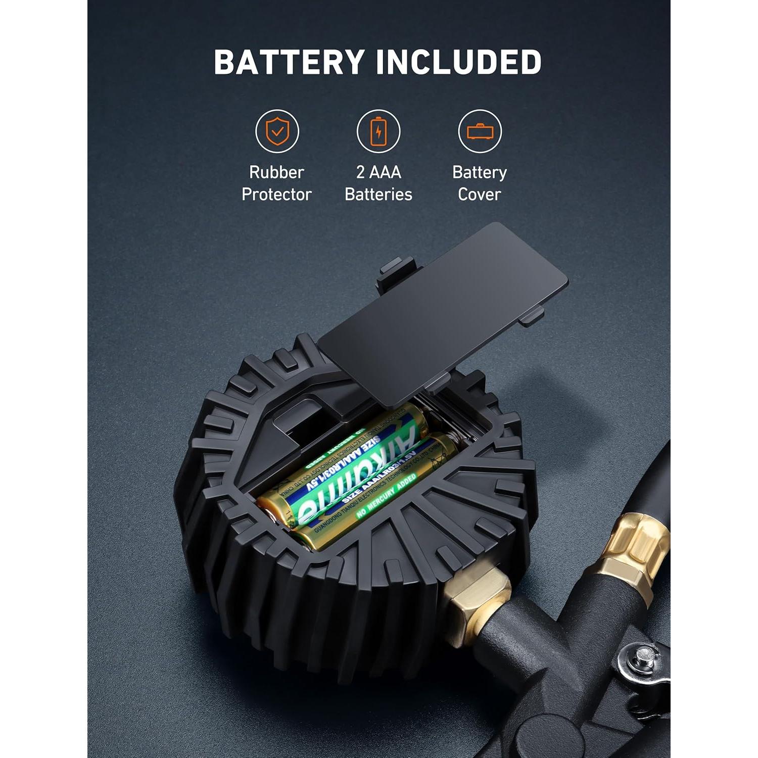 Medidor de Presión de Neumáticos Digital AstroAI 3-250 PSI