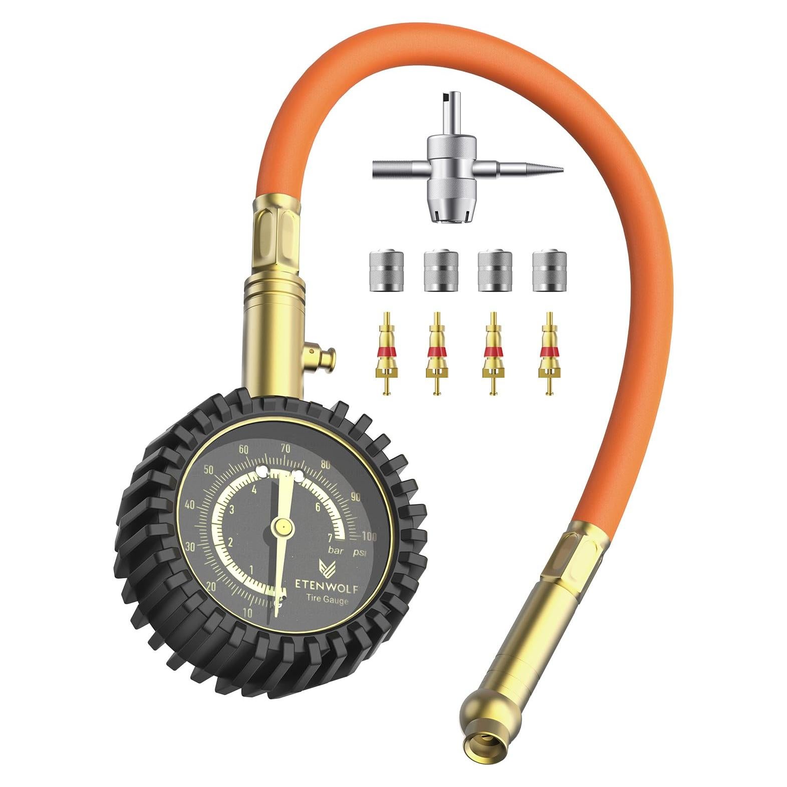 Medidor de Presión de Neumáticos ETENWOLF 0-100 PSI