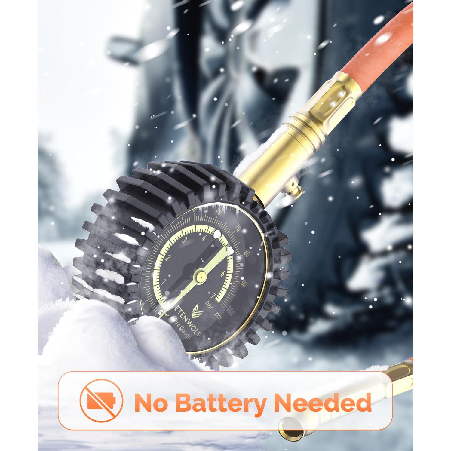 Medidor de Presión de Neumáticos ETENWOLF 0-100 PSI