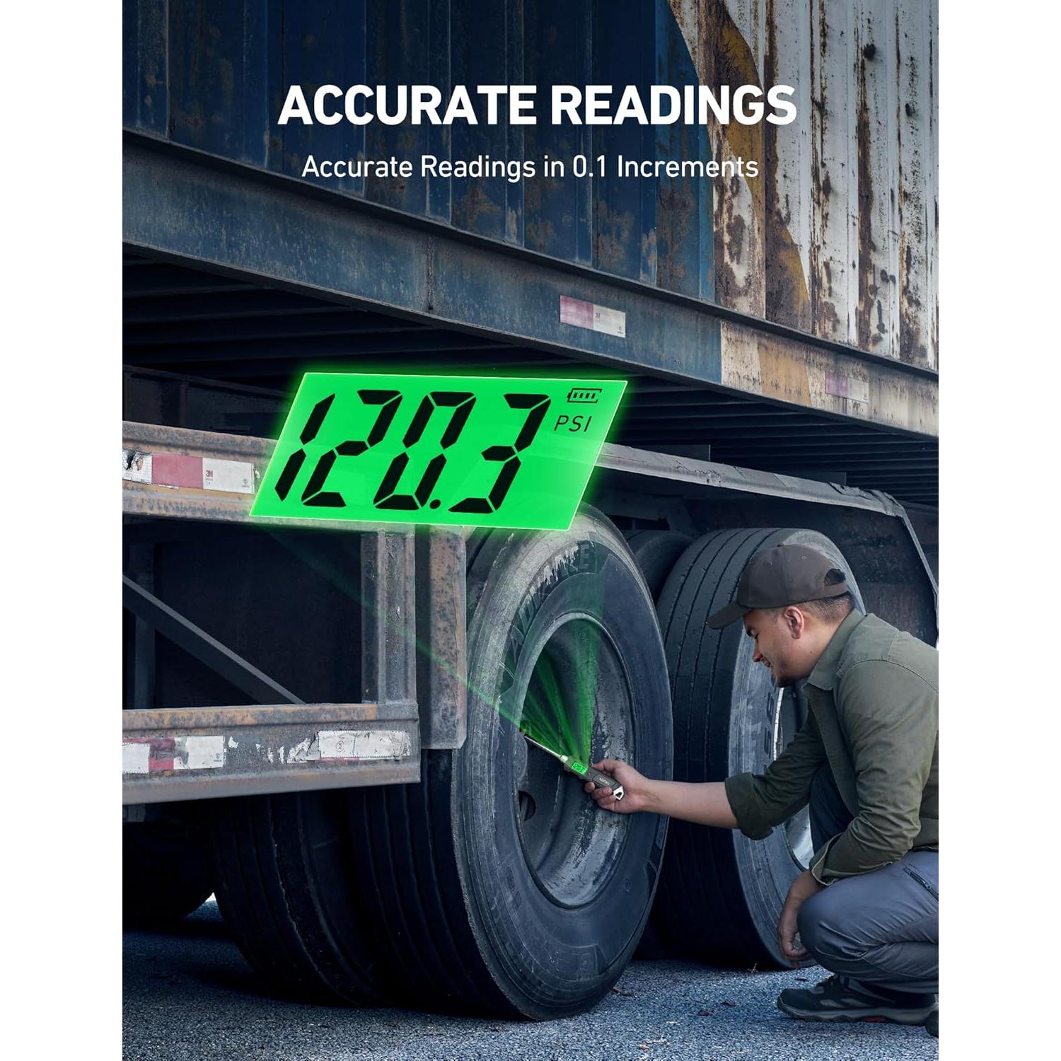 Medidor de Presión de Neumáticos Digital AstroAI 230 PSI