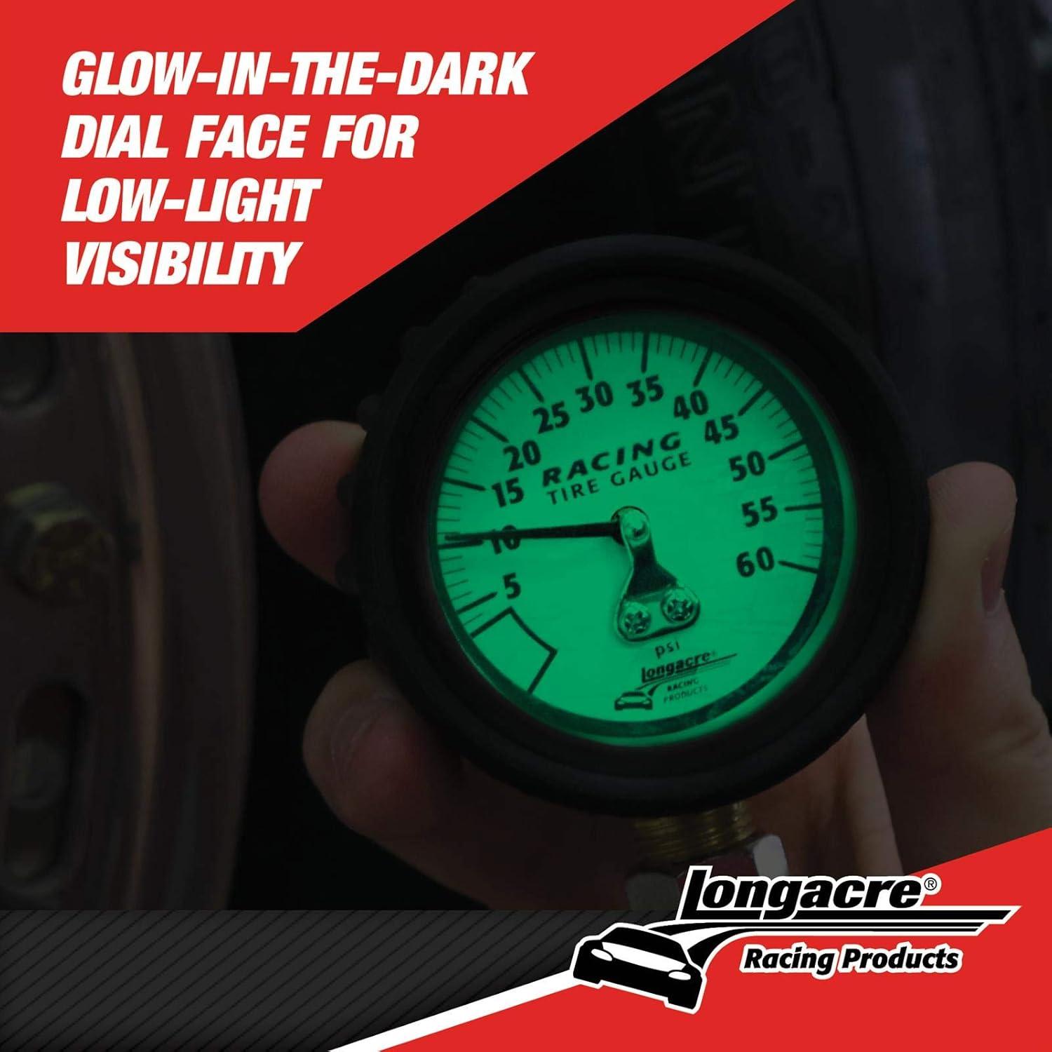 Medidor de Presión de Neumáticos Analógico Longacre 50417 0-4 Bar