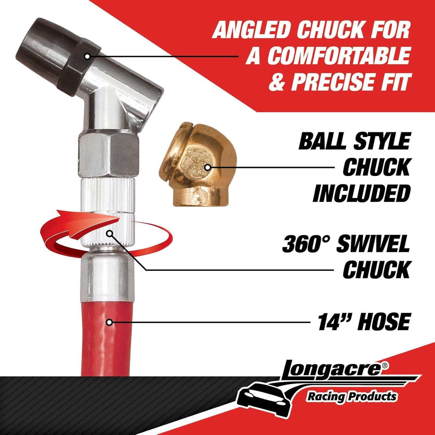 Medidor de Presión de Neumáticos Analógico Longacre 50417 0-4 Bar