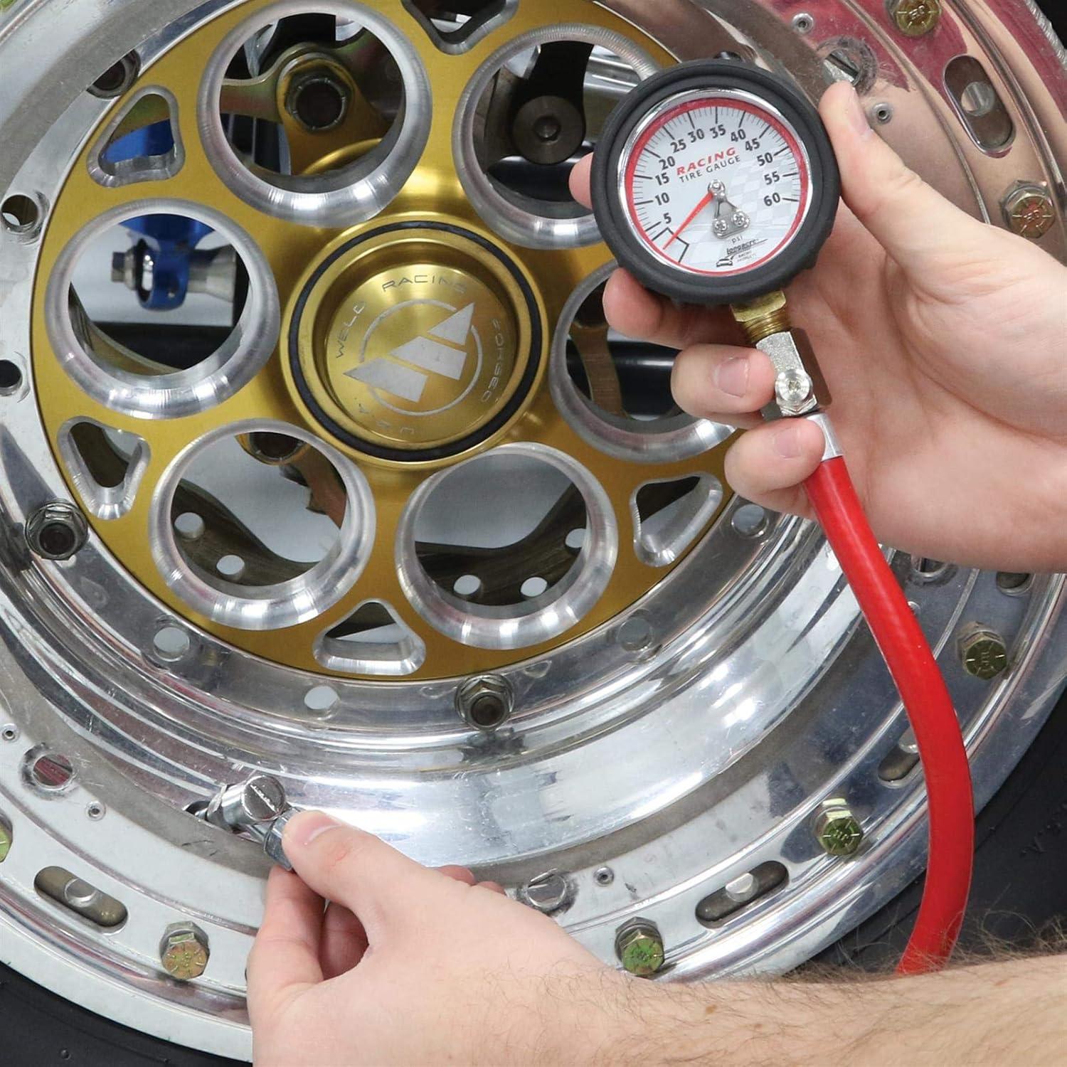 Medidor de Presión de Neumáticos Analógico Longacre 50417 0-4 Bar