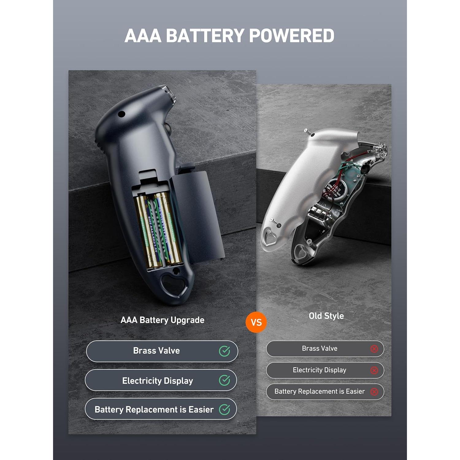 Medidor Digital de Presión de Neumáticos AstroAI 150 PSI
