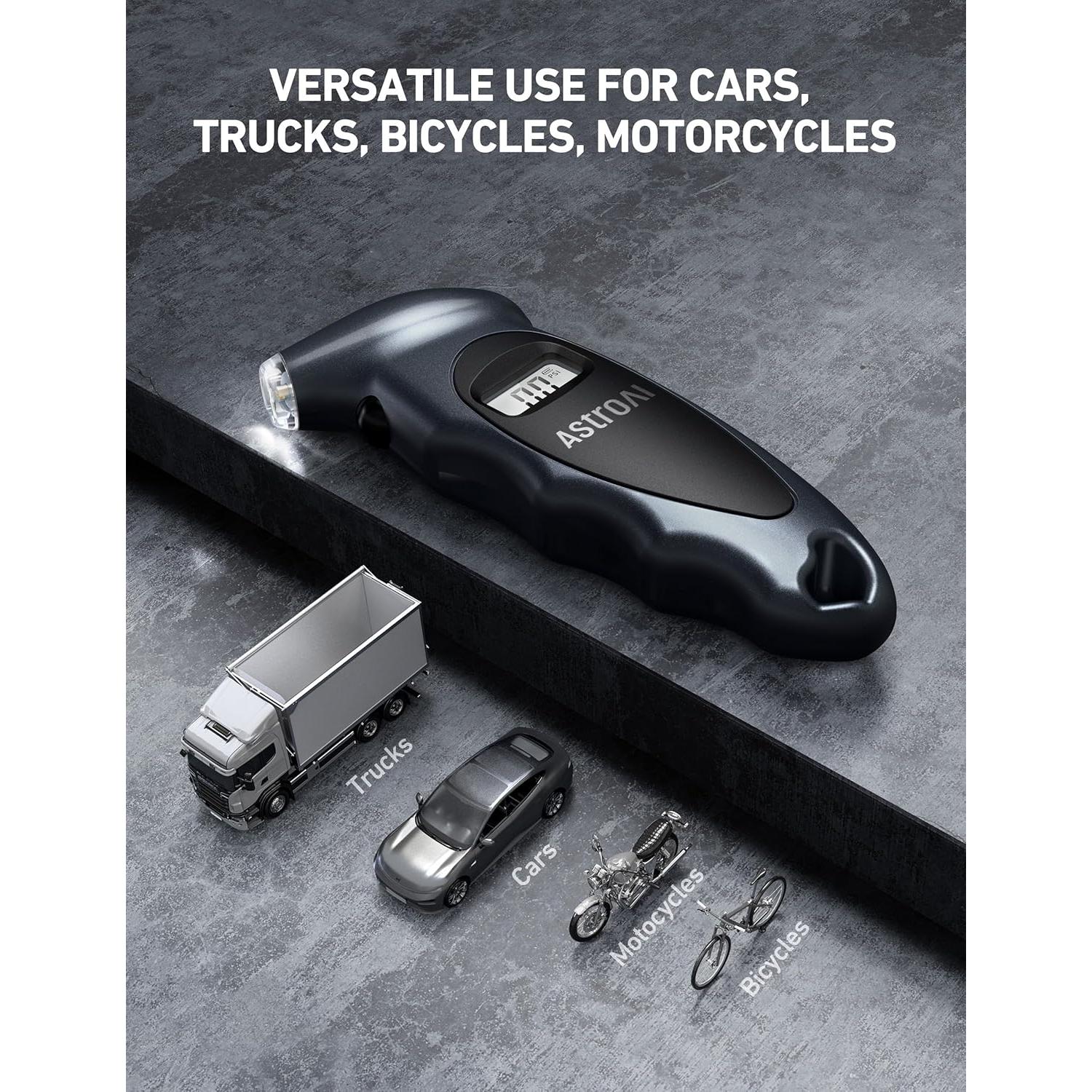 Medidor Digital de Presión de Neumáticos AstroAI 150 PSI