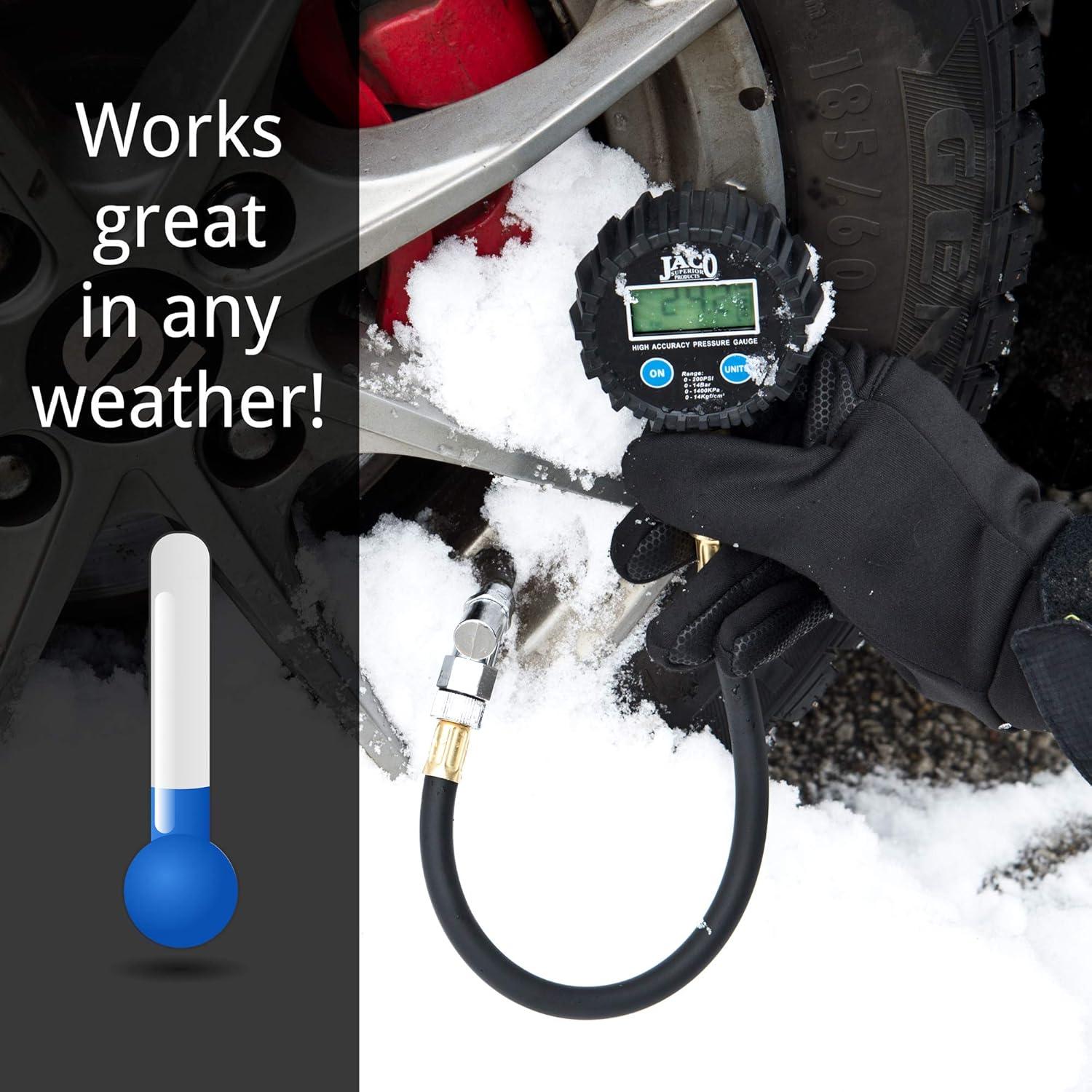 Medidor Digital de Presión de Neumáticos JACO ElitePro 200 PSI