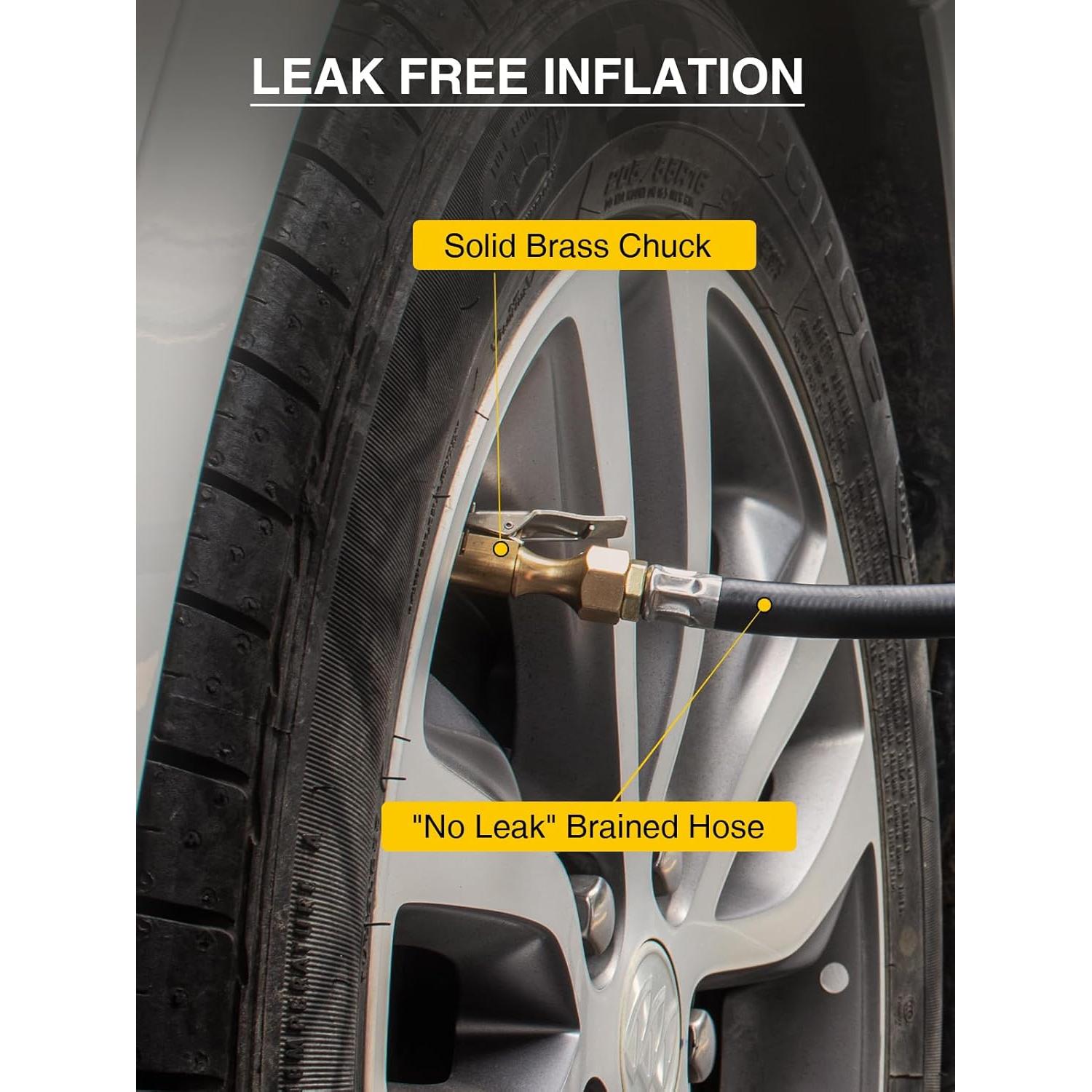 Inflador de Neumáticos Digital AZUNO TIG200D con Manómetro